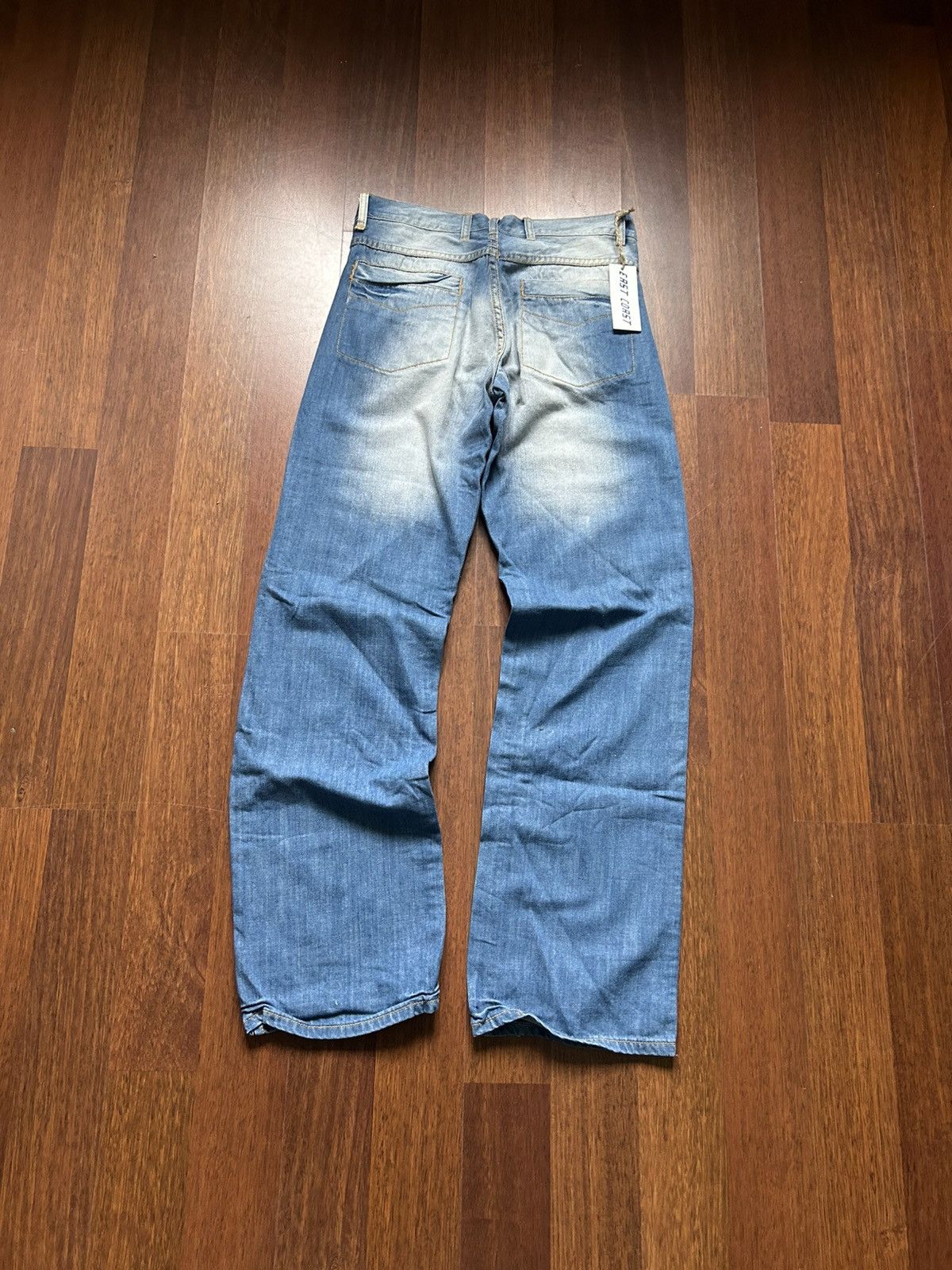 Japanese Brand Vintage Faded Denim Jeans NWT Streetwear Baggy Fit Size 42 Size US 32 / EU 48 - 10 Thumbnail