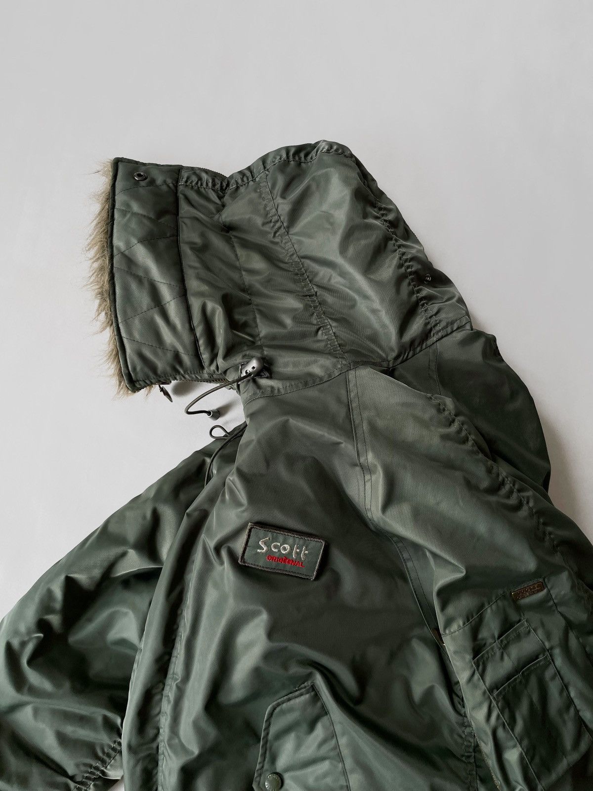 Vintage Vintage Scott fly bomber jacket Y2K Japanese style Size M / US 6-8 / IT 42-44 - 5 Thumbnail