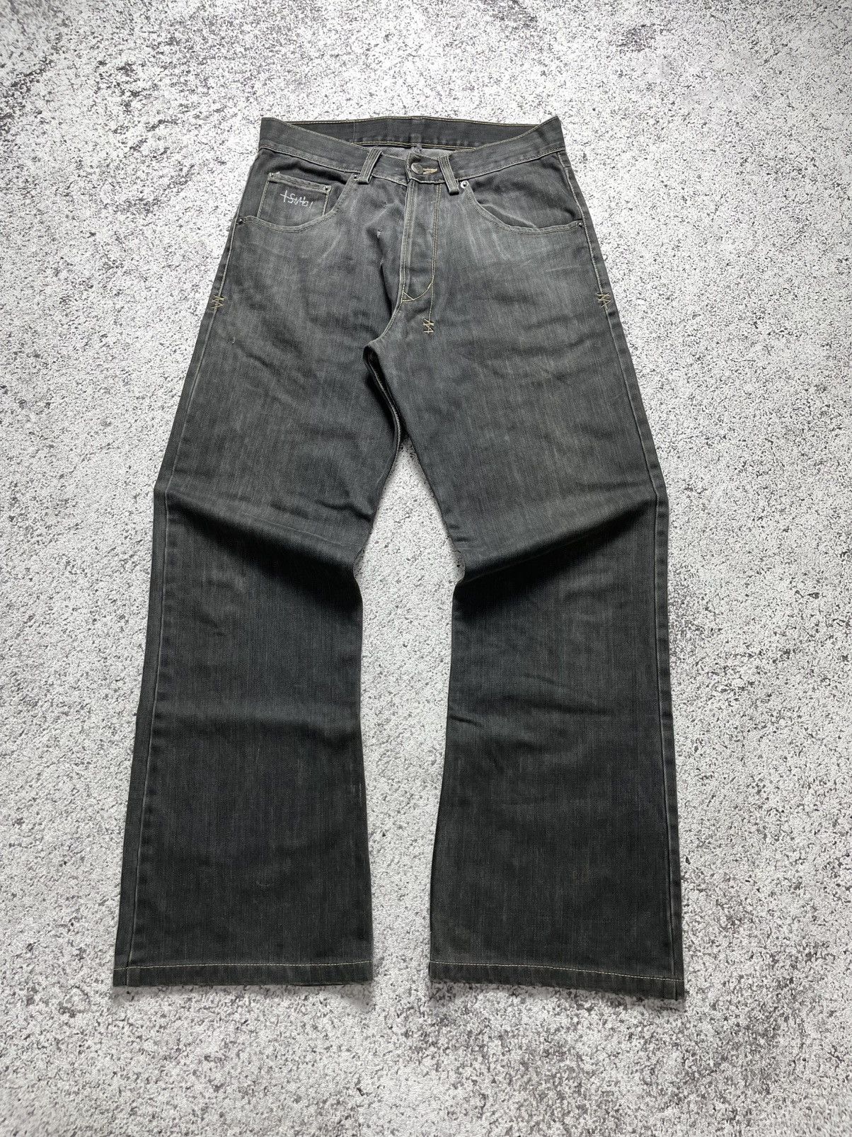 Ksubi Vintage Faded Flared Jeans Ksubi Anti K Mekanik Jeans Size US 30 / EU 46 - 1 Thumbnail