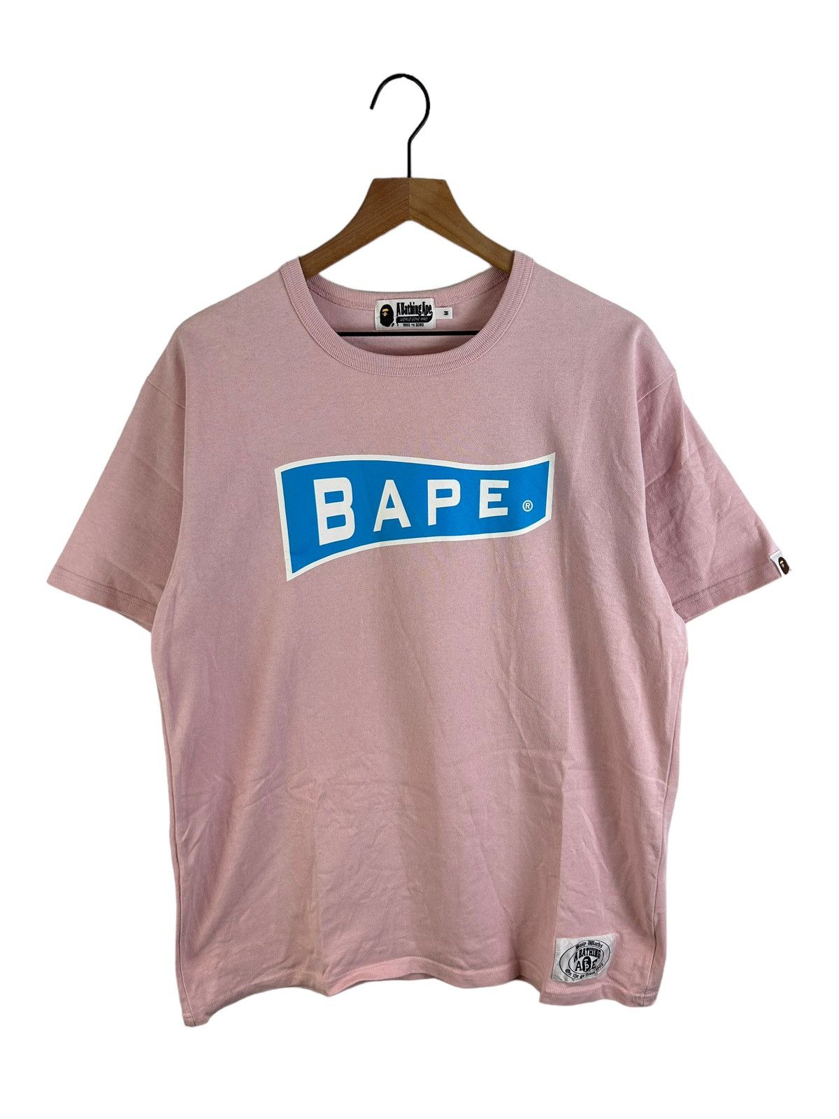 Bape Bape Flag Logo Print T-Shirts Size US M / EU 48-50 / 2 - 1 Thumbnail