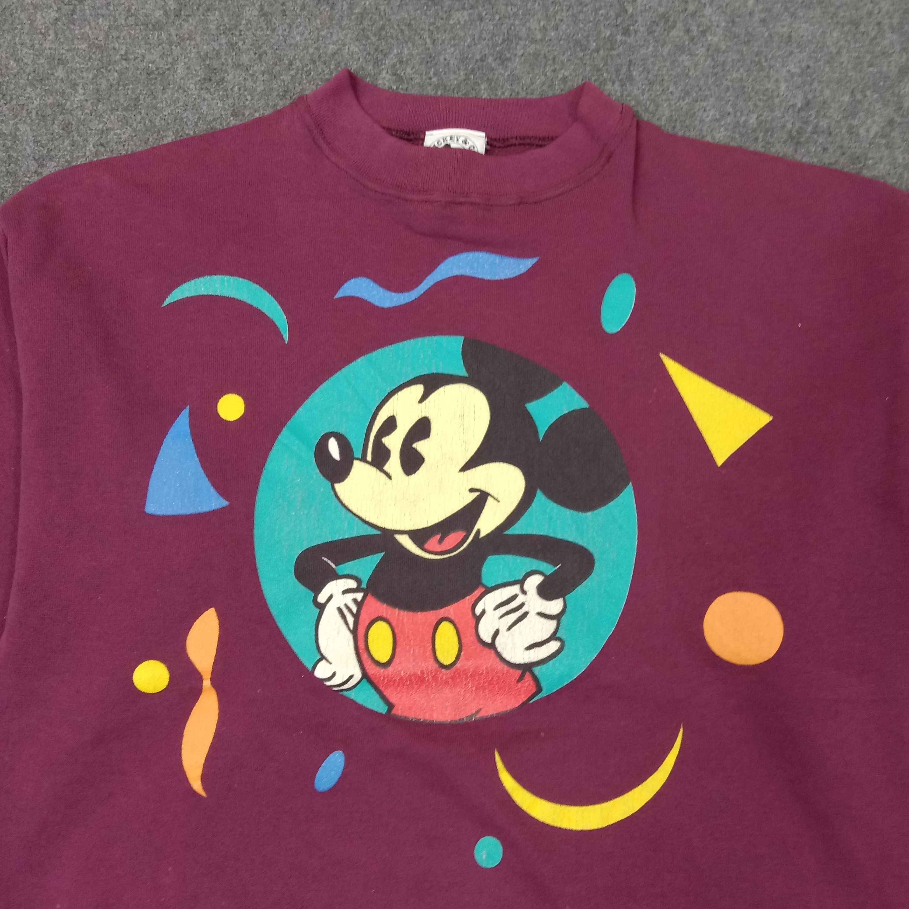 Mickey Mouse Mickey Mouse Cartoon Movie Disney Sweatshirt C255N18 Size US M / EU 48-50 / 2 - 2 Thumbnail