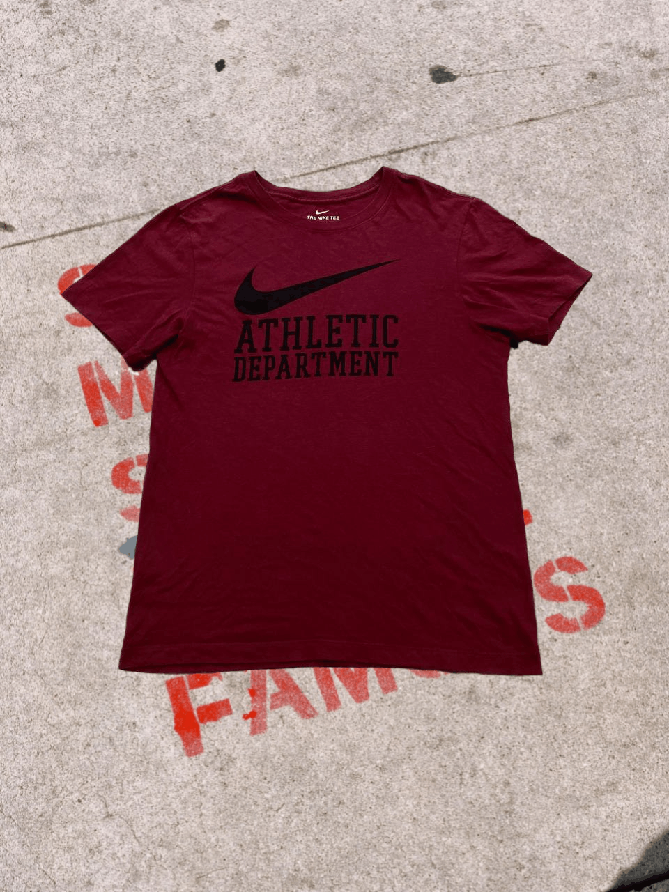 Nike Nike Center Athletic Department Logo Run Gym TEE Core Size US S / EU 44-46 / 1 - 1 Thumbnail
