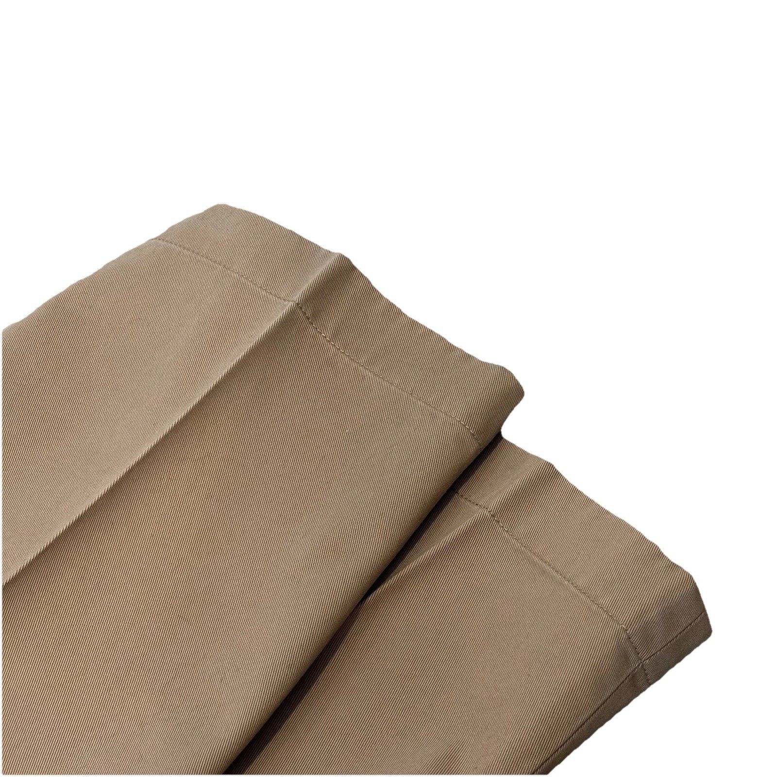 Brooks Brothers Brooks Brothers 346 Khaki Clark Flat Front Pants 34x32 Size US 34 / EU 50 - 5 Thumbnail