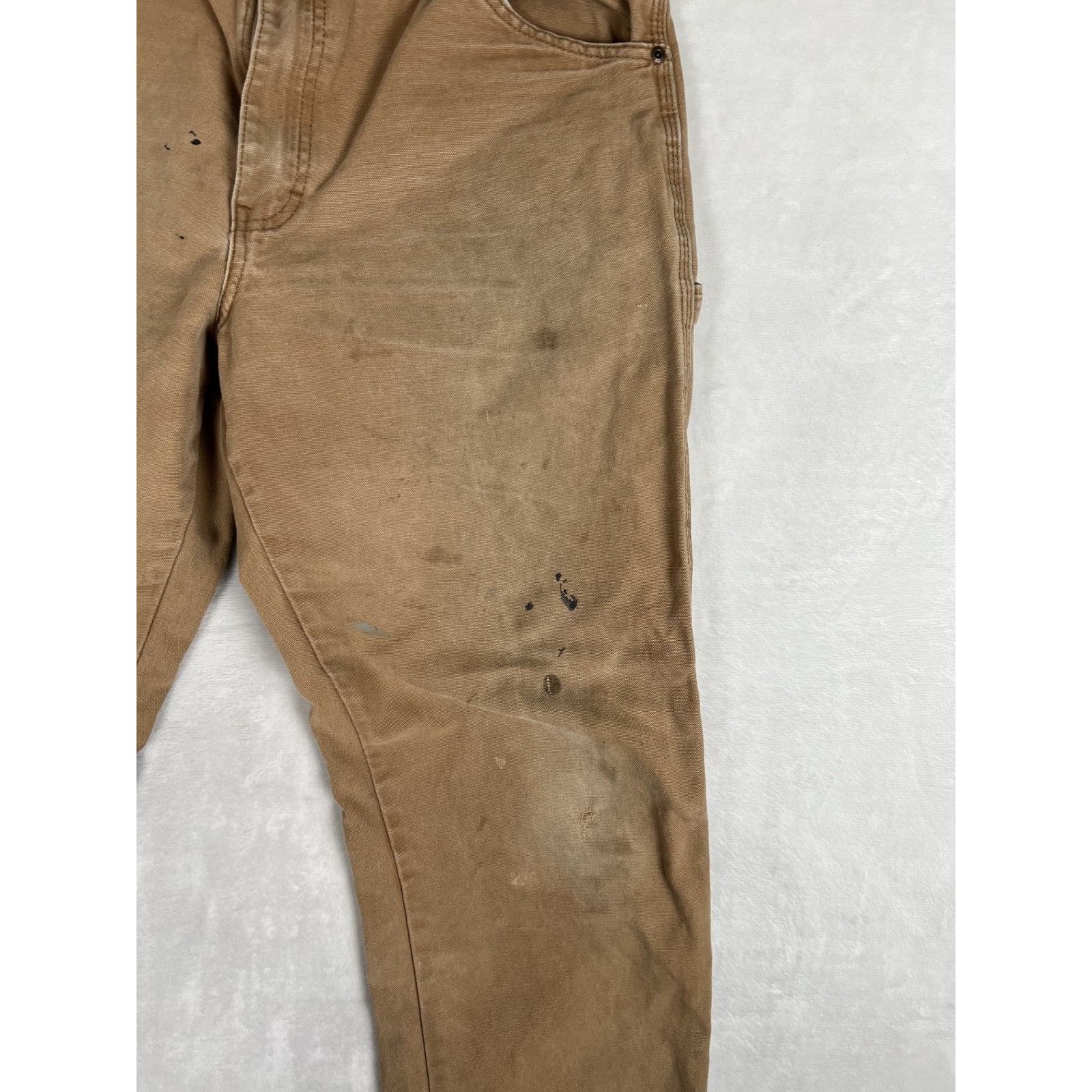 Dickies Dickies Carpenter Canvas Pants Workwear Utility Brown Size 3 Size US 34 / EU 50 - 4 Thumbnail