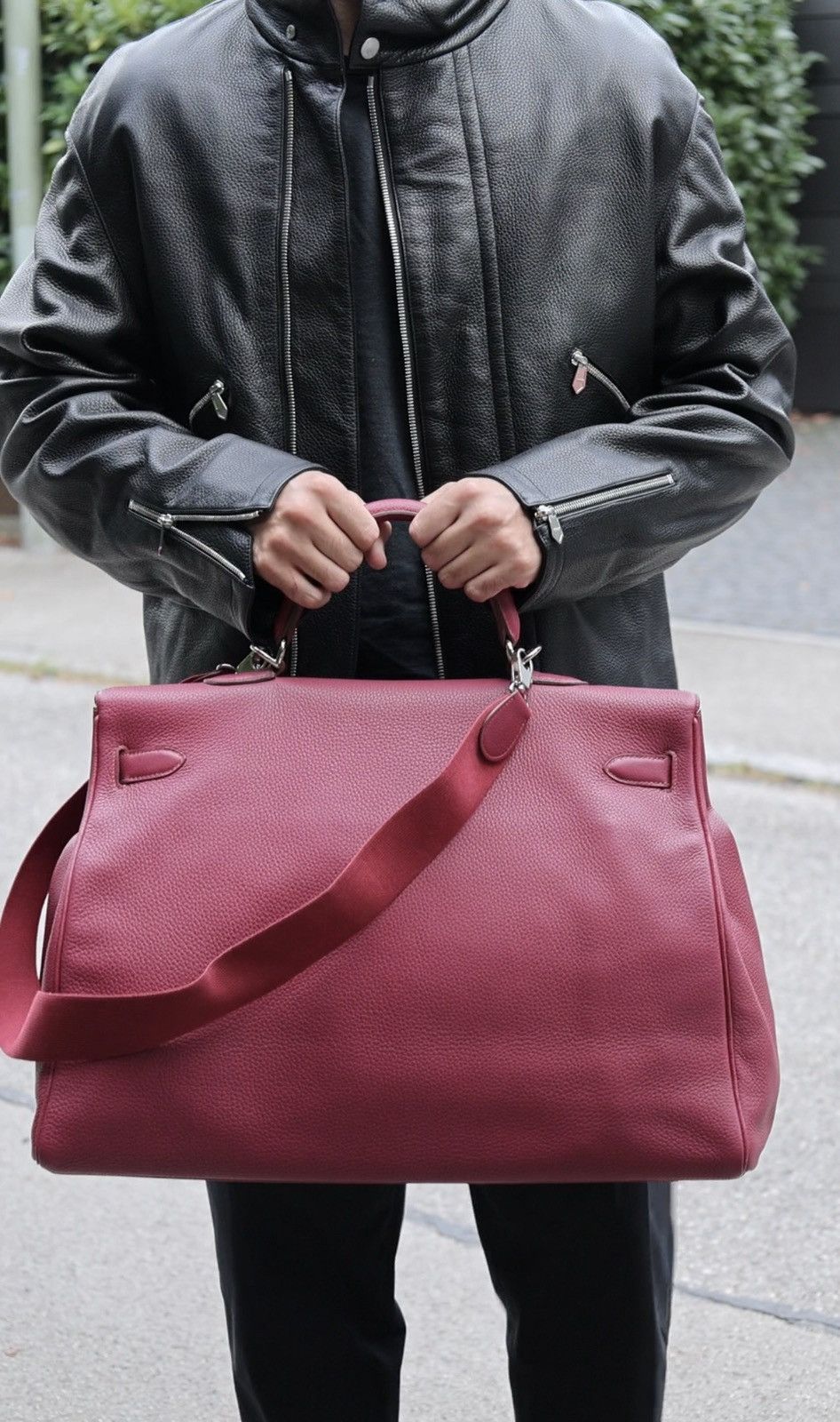 Hermes Kelly 50 Voyage Rubis Clémence 2010 Size ONE SIZE - 2 Thumbnail