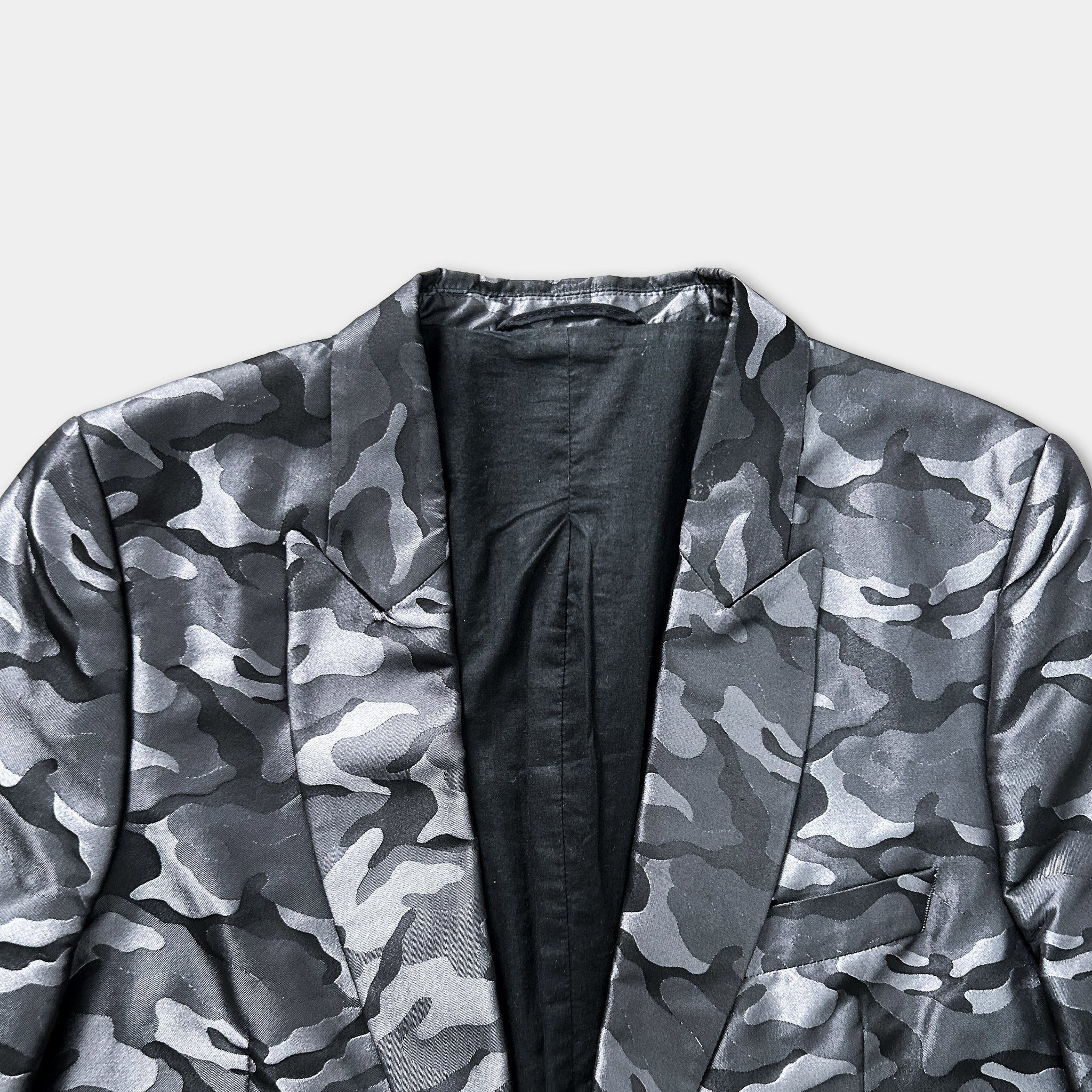 A.F. Vandevorst A.F. Vandervorst Grey Camo Blazer Size 38L - 3 Thumbnail