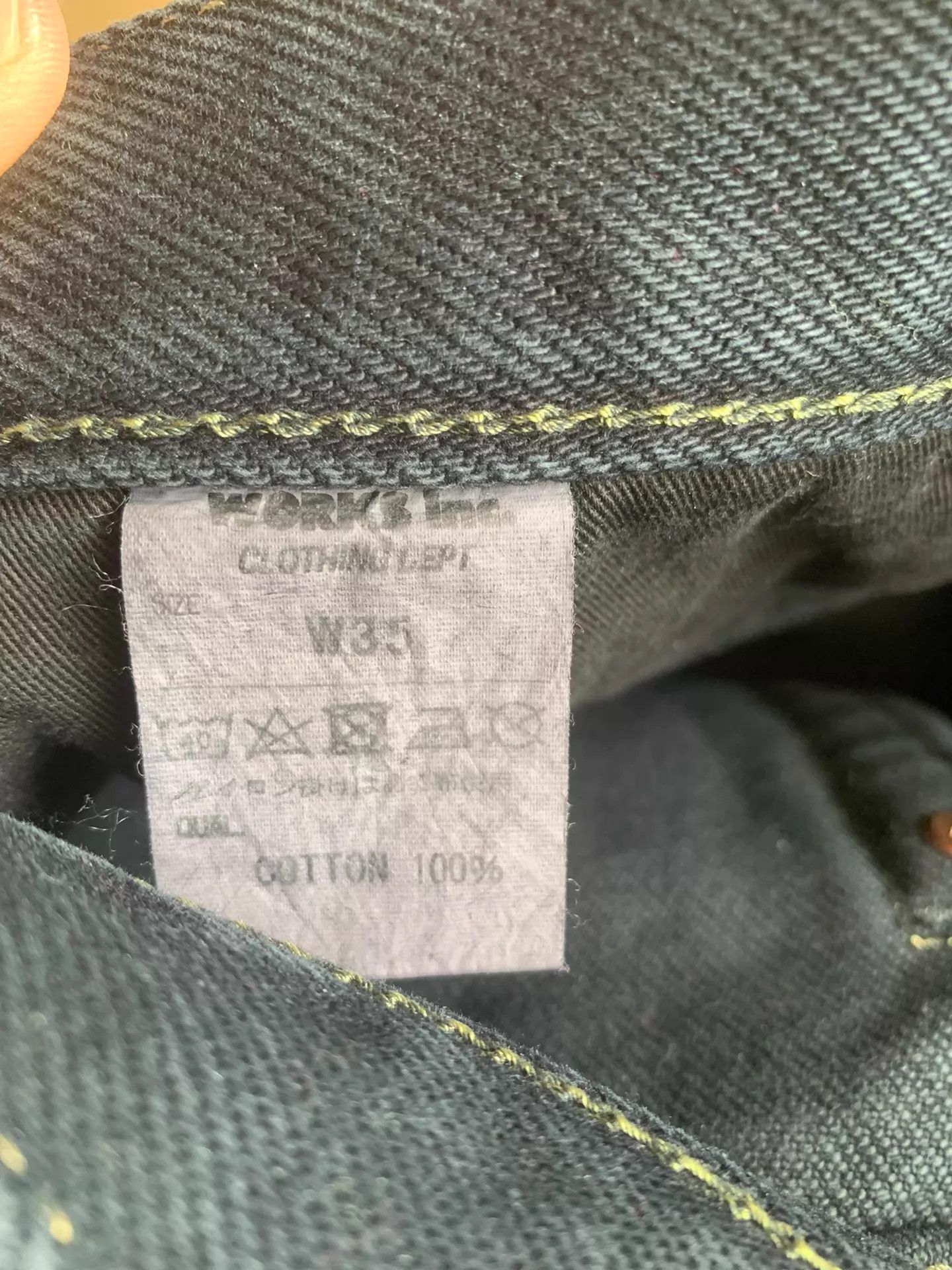 Iron Heart IRON HEART 666S 21OD Tapered Denim Pants W35 Size US 35 - 4 Thumbnail