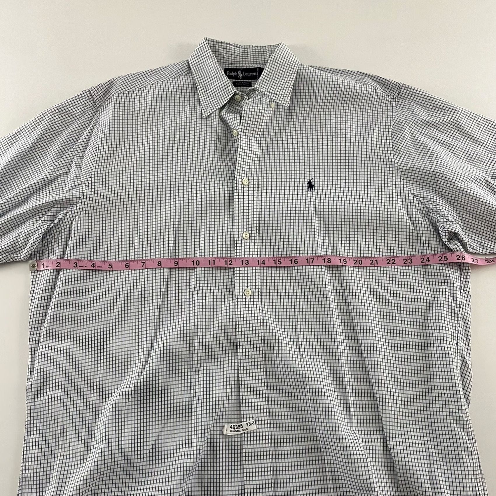 Polo Ralph Lauren Ralph Lauren Dress Shirt Plaid Long Sleeve White 16.5 35 Men’s Shirt Mens Narrow Front Button Front Closure Size US XL / EU 56 / 4 - 4 Thumbnail