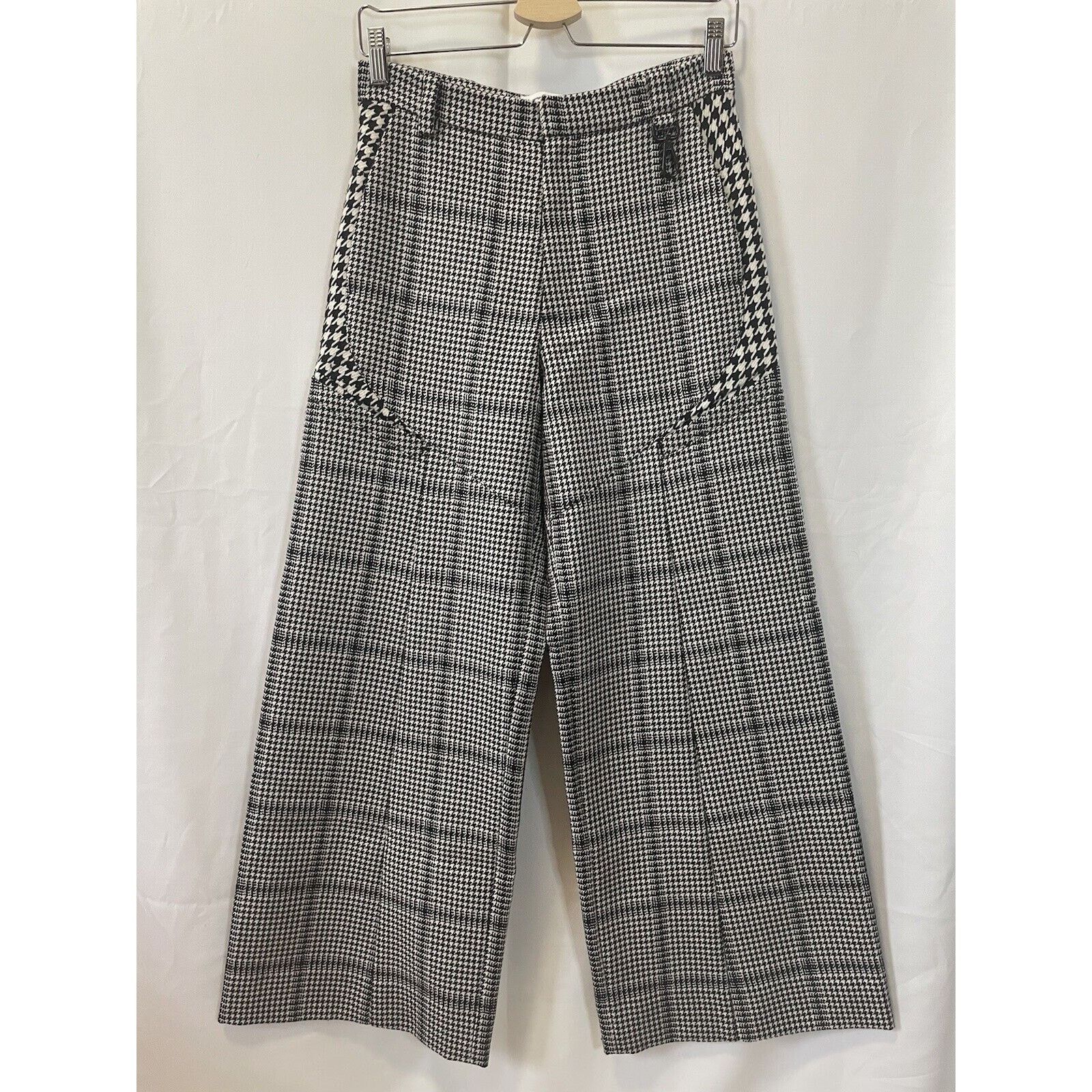 Marine Serre FW20 Marine Serre Houndstooth Check Wool Trousers Size XS Size US 28 / EU 44 - 1 Thumbnail