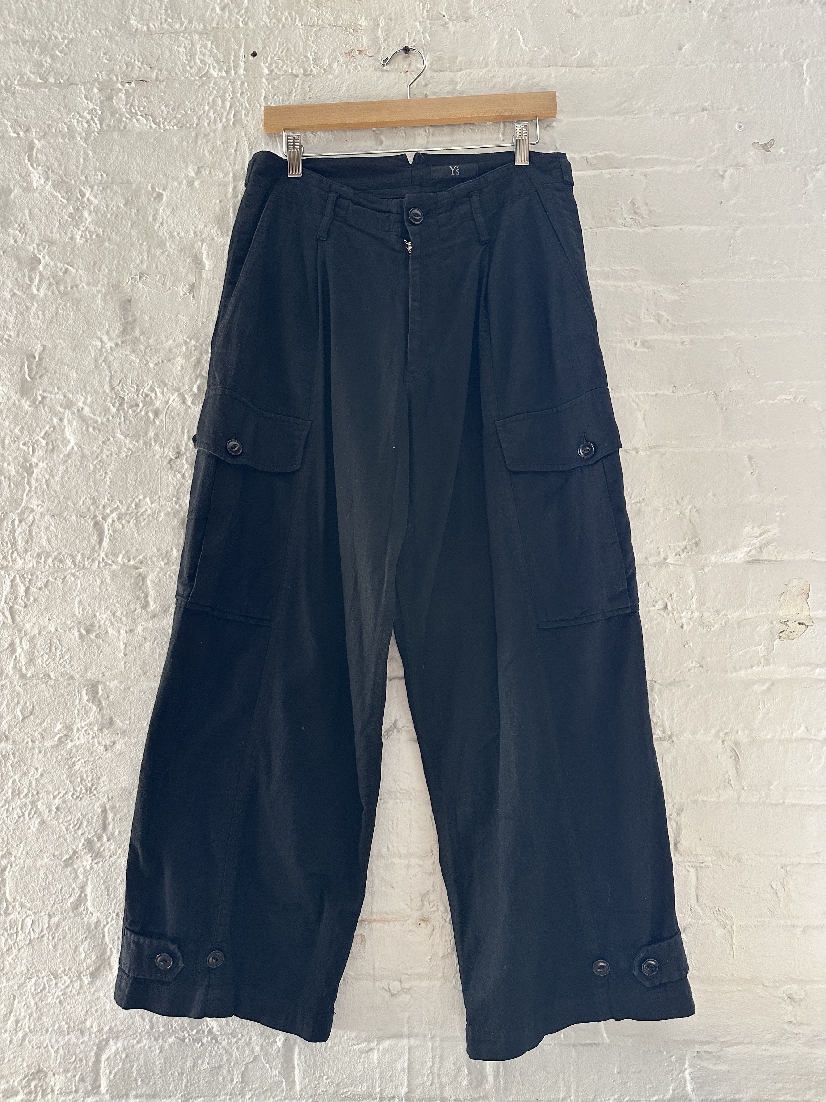 Yohji Yamamoto Yohji Yamamoto Wide Leg Parachute Trousers Size US 30 / EU 46 - 1 Thumbnail