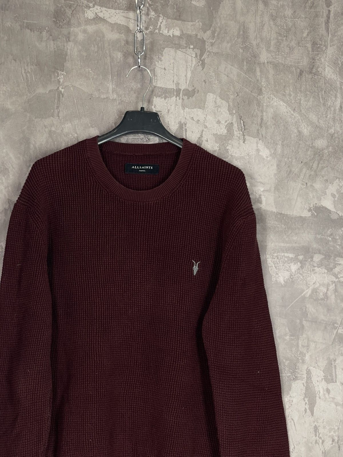 Other AllSaints Karnett Crew Neck Brown Sweater Size US S / EU 44-46 / 1 - 4 Thumbnail