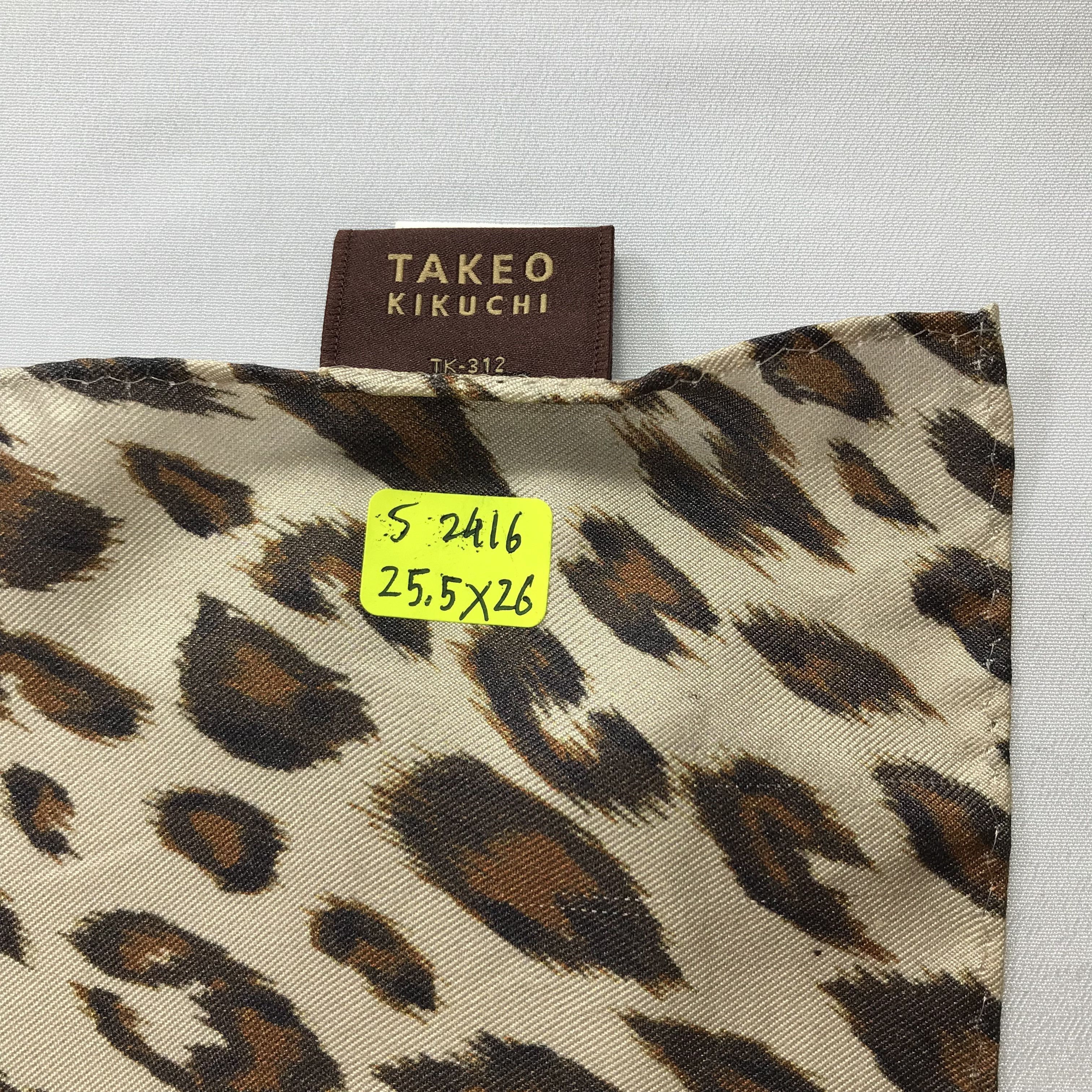 Takeo Kikuchi × Vintage Takeo Kikuchi Silk Scarf - S2416 Size ONE SIZE - 4 Thumbnail