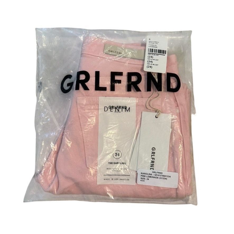GRLFRND GRLFRND Karolina in Pink Lemonade, Size 24 Size 24" / US 00 / IT 34 - 7 Thumbnail