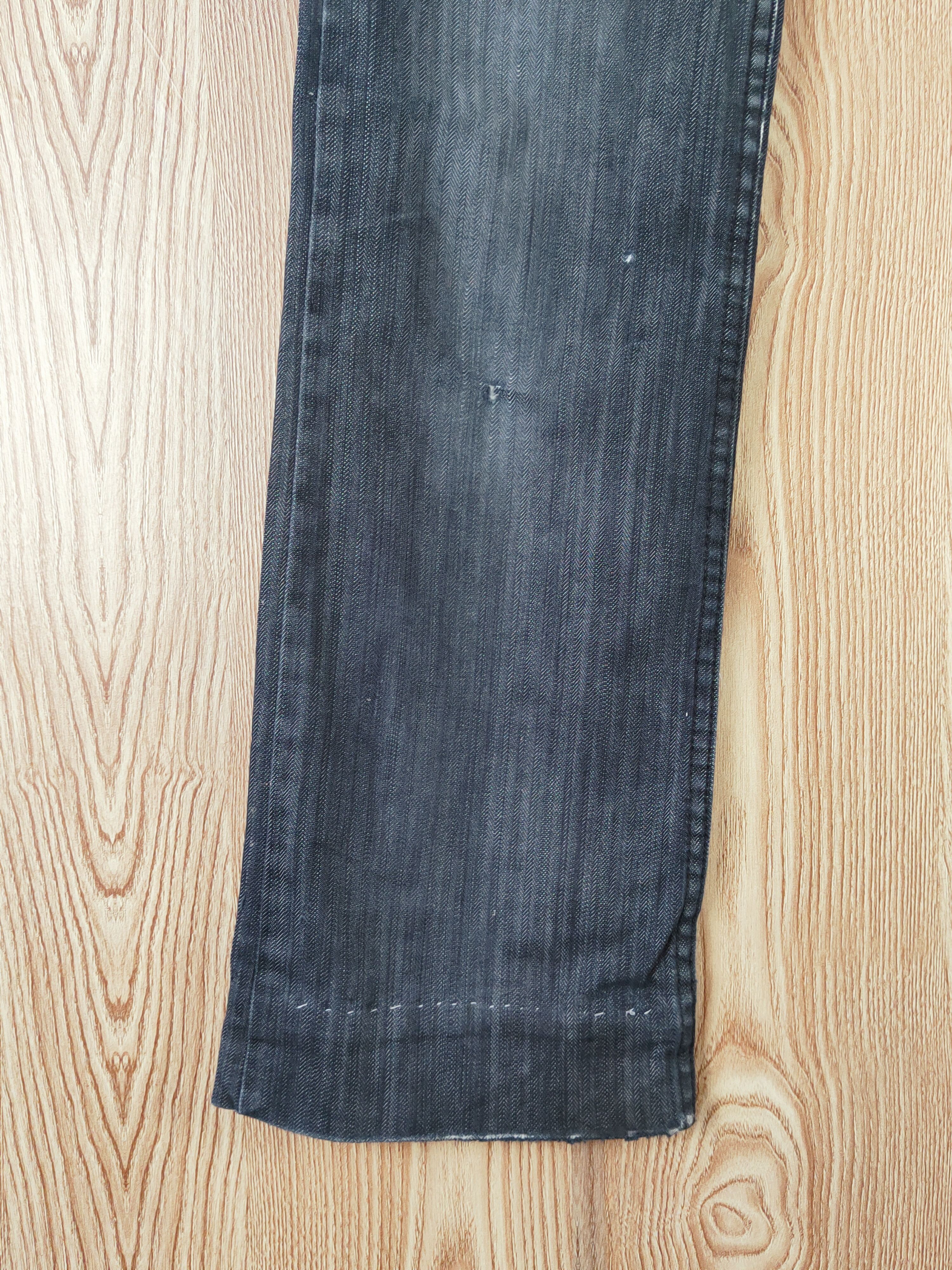 Japanese Brand Male &Co Black Distressed Ripped Jeans#W085 Size US 32 / EU 48 - 4 Thumbnail