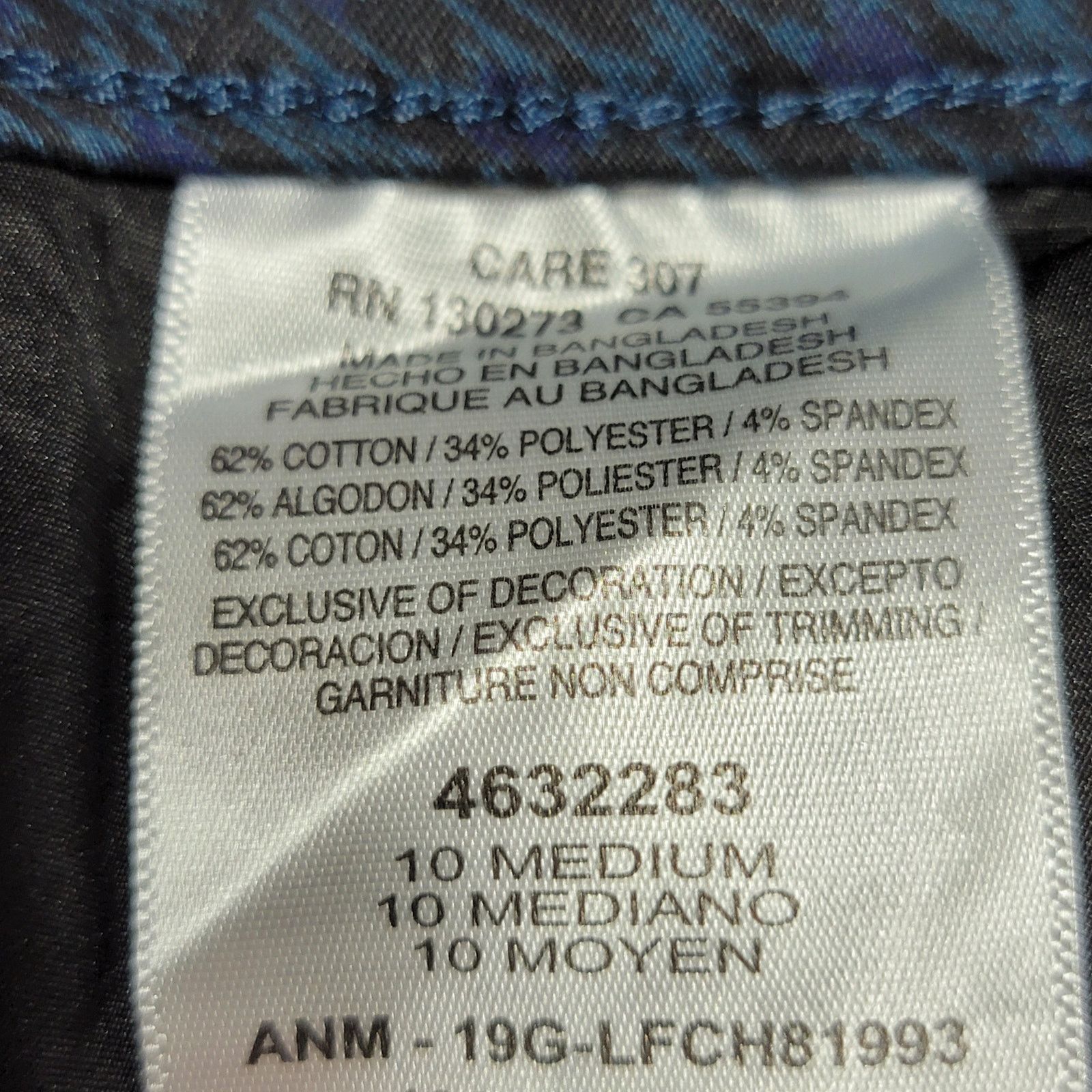 Lee Lee Slim Fit Slim Leg Mid Rise Sculpting Pull-On Pants - 10 Size 32" / US 10 / IT 46 - 6 Thumbnail