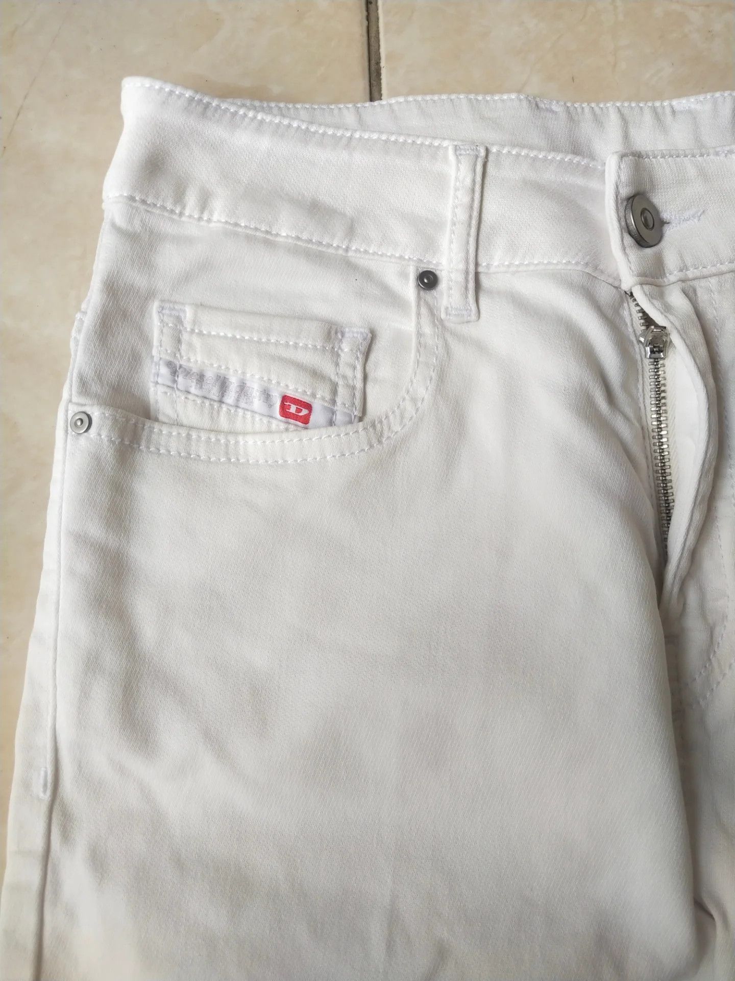 Diesel Diesel Candys-Ne Italy Women White Premium Skinny Denim Size 27" / US 4 / IT 40 - 3 Thumbnail