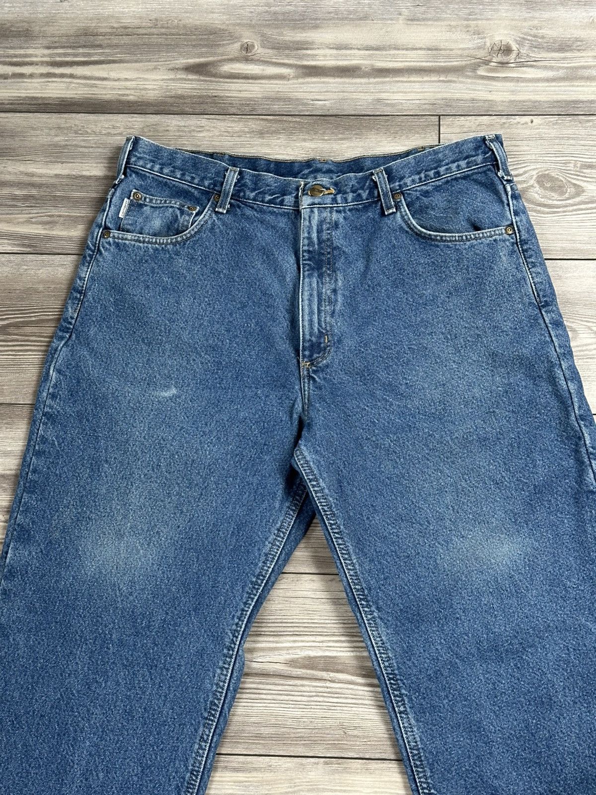 Carhartt × Vintage Carhartt Flannel Lined Jeans Size US 38 / EU 54 - 4 Thumbnail