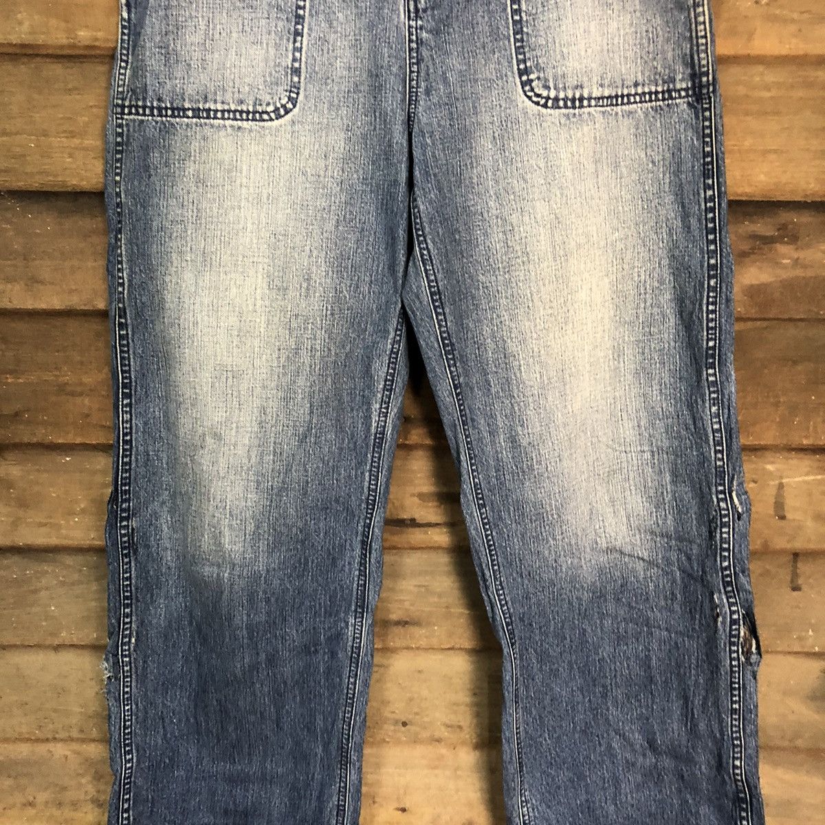 JW Anderson × Uniqlo Uniqlo X Jwanderson Blue Denim Pants #7380 Size US 28 / EU 44 - 9 Thumbnail