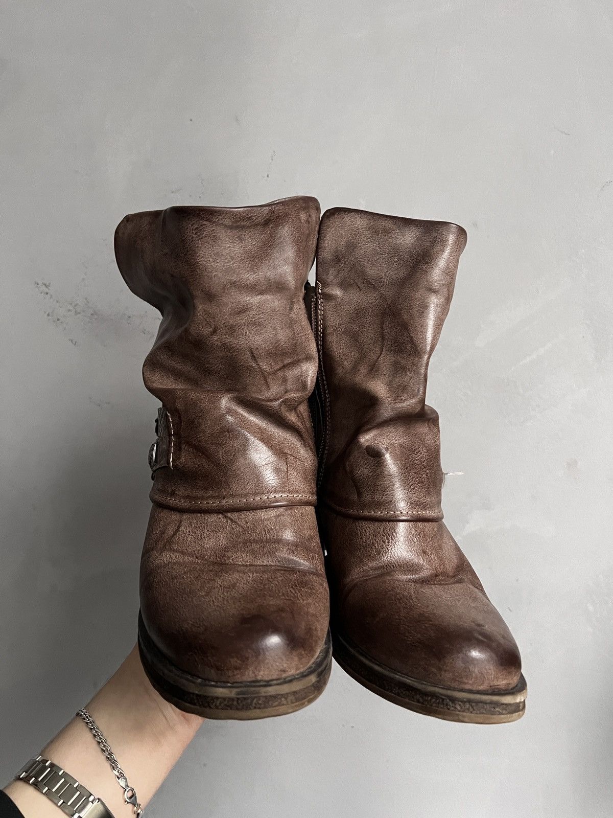 A.S.98 A.S. 98 style leather ankle japanese boots hype Size US 8 / IT 38 - 2 Thumbnail