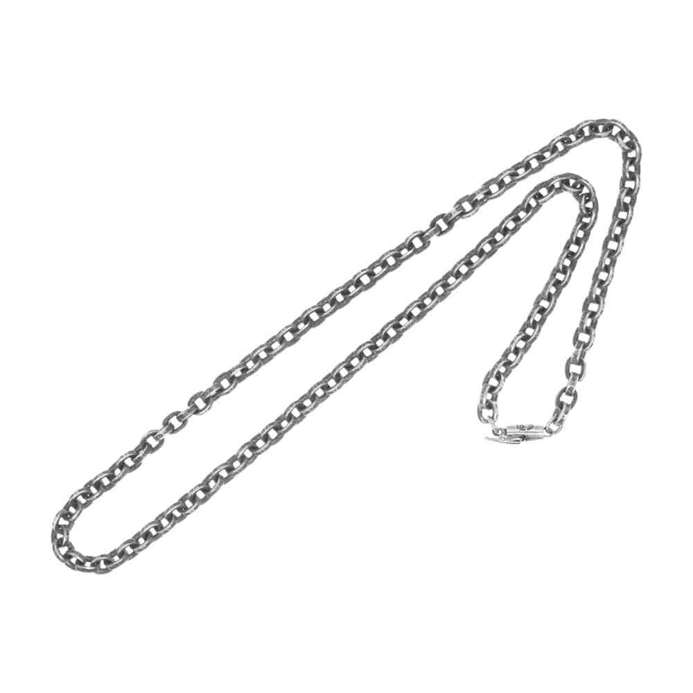 image of Chrome Hearts Paper Chain Necklace - 18 Inch in Silver, Men's