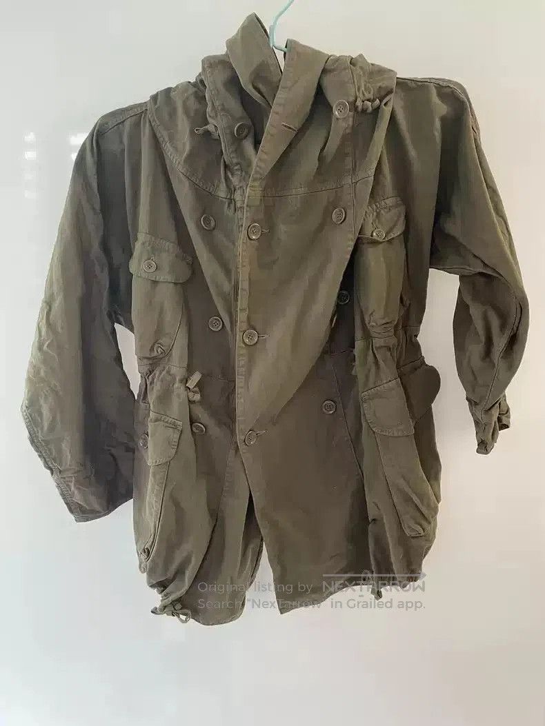 Kapital kapital Cotton sanded ring collar hooded coat jacket. Size US L / EU 52-54 / 3 - 2 Thumbnail