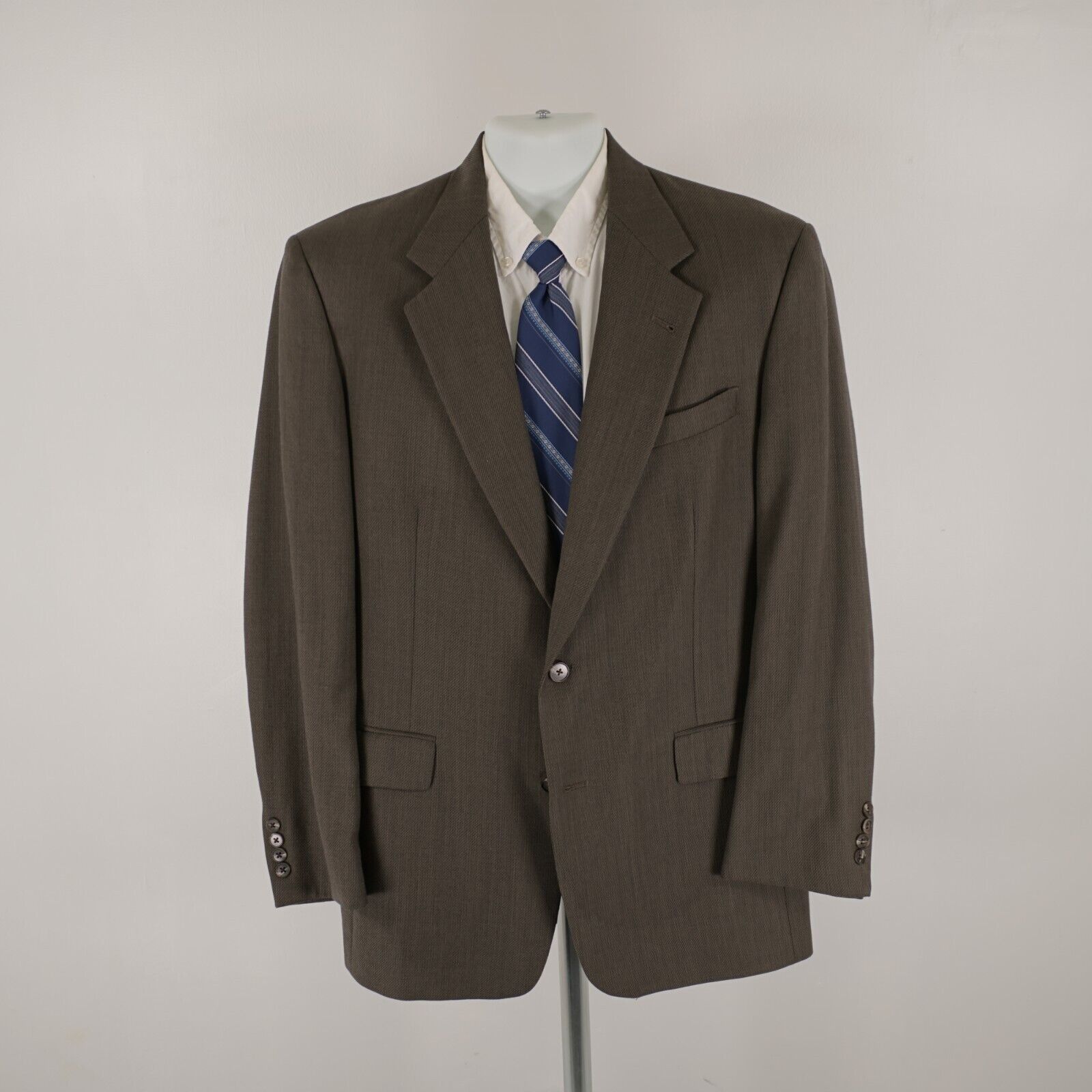 Hart Schaffner Marx Hart Schaffner Marx Textured Wool Brown Black Honeycomb 2 Bu Size 40L - 5 Thumbnail