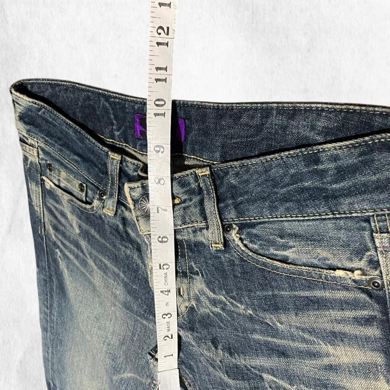 SLY Japanese SLY purple tag Low rise bootcut jeans with a unique Size 28" / US 6 / IT 42 - 7 Thumbnail