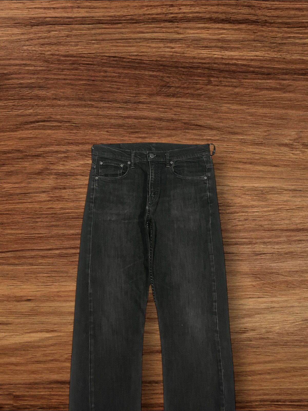 Levi's × Vintage ⚡️Y2K⚡️Vintage Y2K Levi’s 569 Black Faded Washed Grunge Jeans Size US 34 / EU 50 - 3 Thumbnail