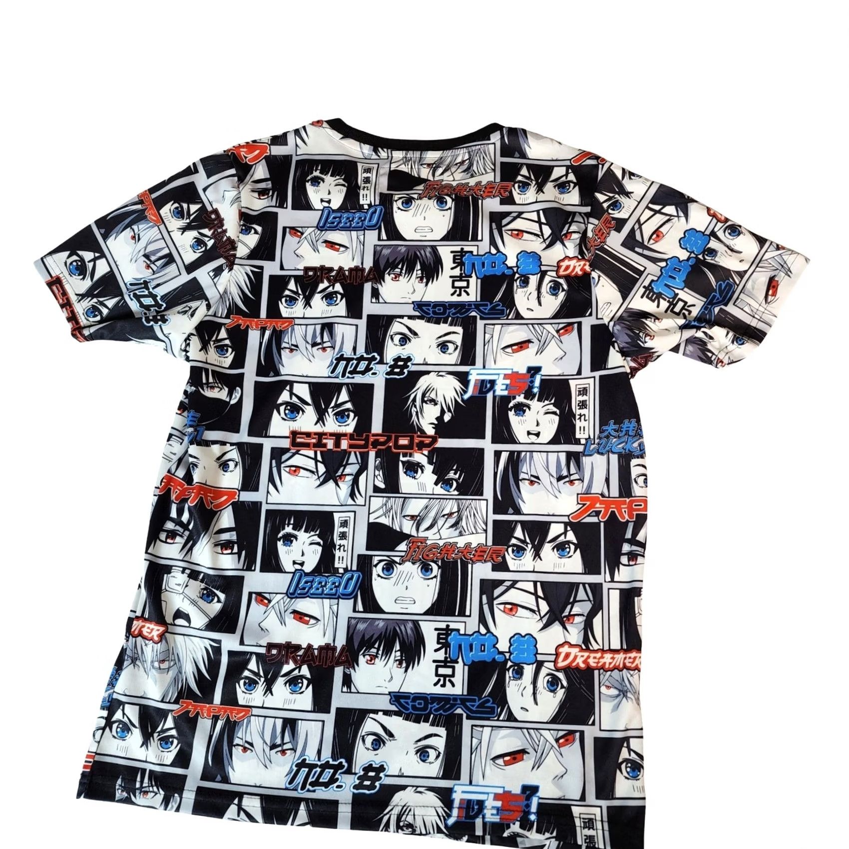 CO Drill Clothing Co Anime Manga Panel All Over Print T-Shirt Mens S City Pop Size US S / EU 44-46 / 1 - 7 Thumbnail