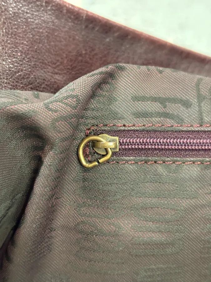 Roberto Cavalli Roberto Cavalli Bordeaux Studded Leather Shoulder Bag Size ONE SIZE - 13 Thumbnail