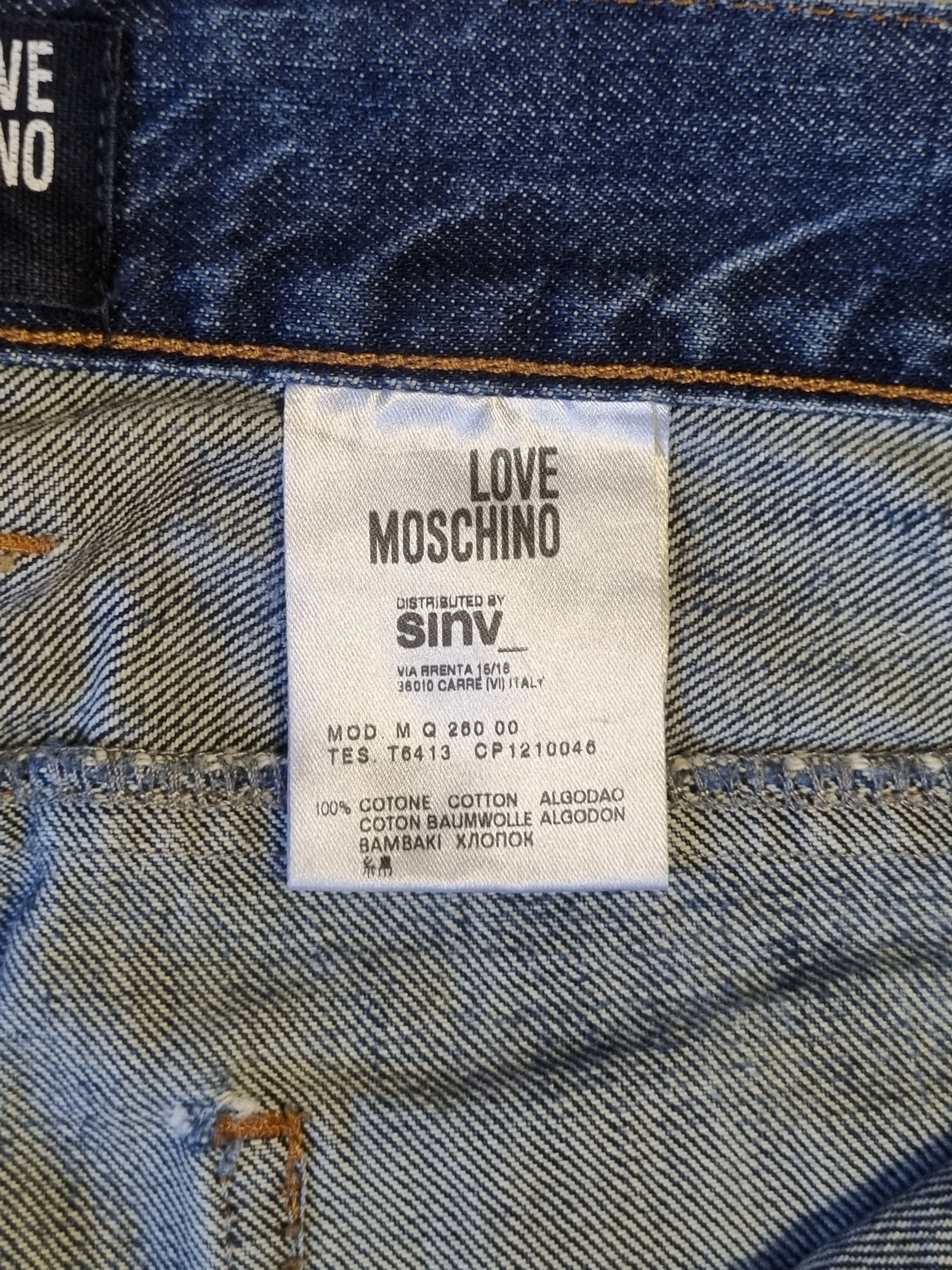 Moschino × Vintage Love Moschino Distressed Jeans Size US 32 / EU 48 - 14 Thumbnail