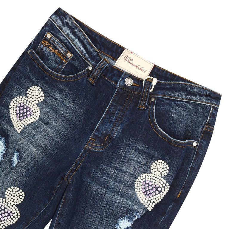 Whensmokeclears When Smoke Clears x Fumi Diamond Dark Wash Jeans SIZE 32 Size US 32 / EU 48 - 3 Thumbnail