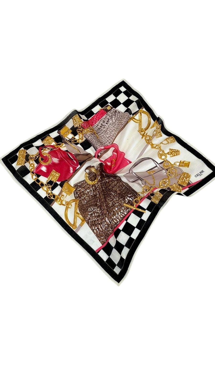 Celine × Vintage Celine Bandana / Handkerchief Size ONE SIZE - 3 Thumbnail