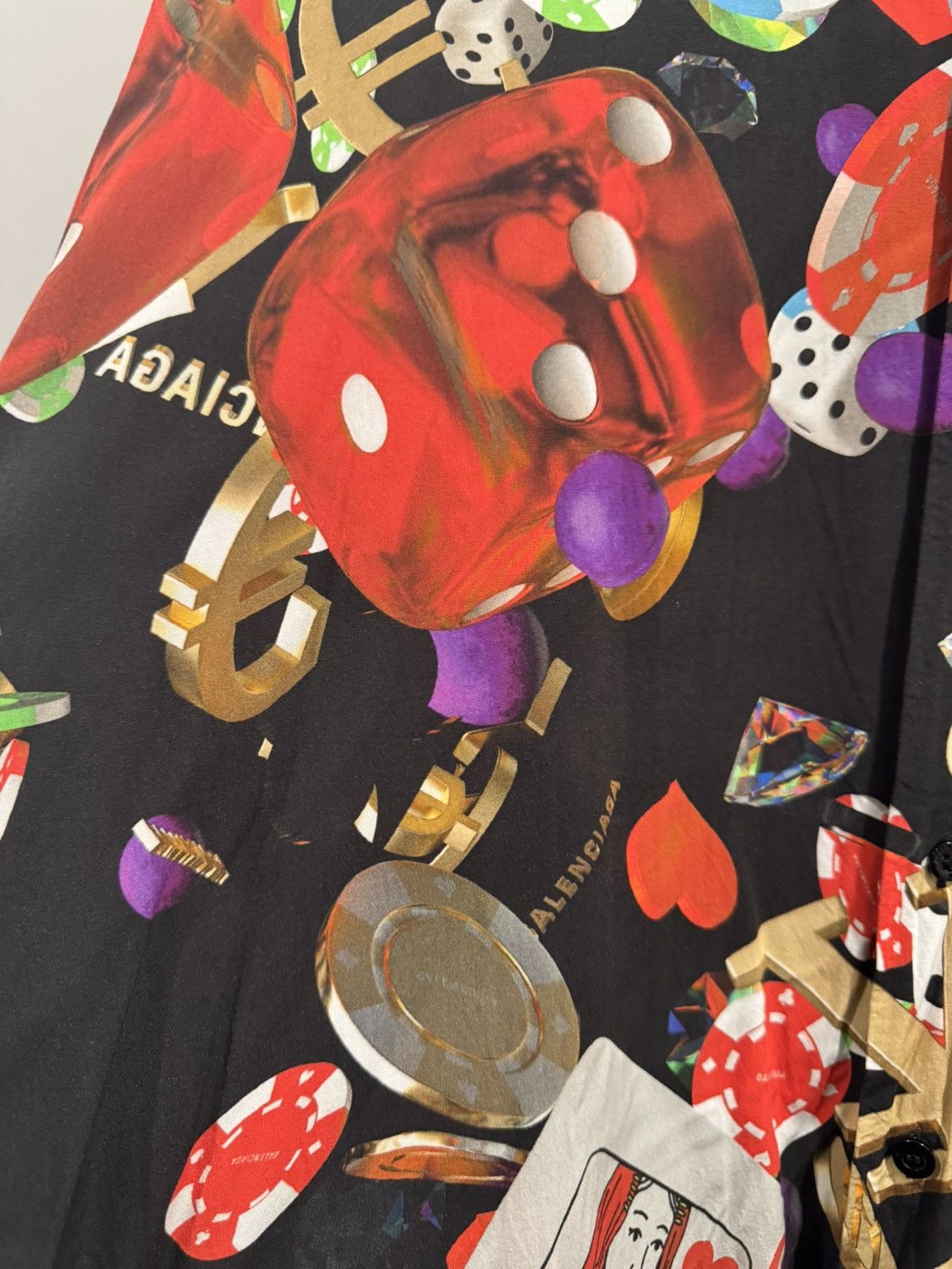 Balenciaga Balenciaga Casino Shirt Size US XXL / EU 58 / 5 - 2 Thumbnail
