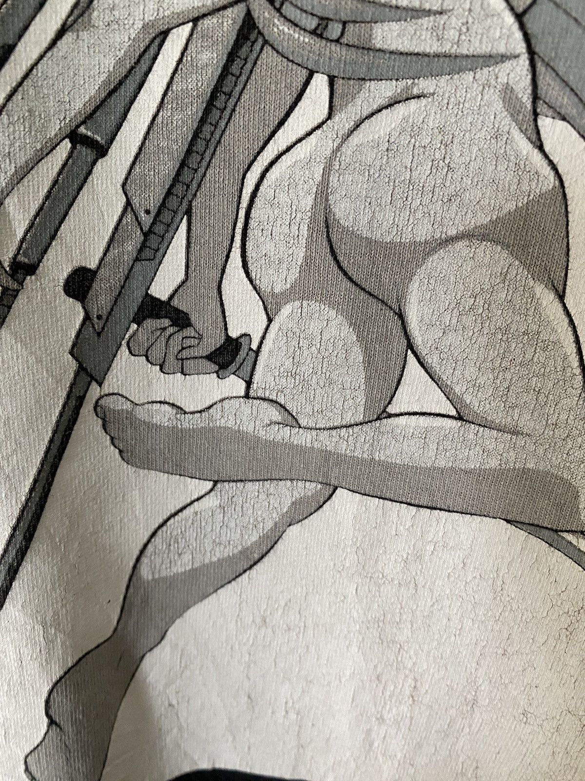 Anime 🔥🔥🔥Rare Vintage Mystery Skulls Cyberpunk sex la blue gril Size US XL / EU 56 / 4 - 7 Thumbnail