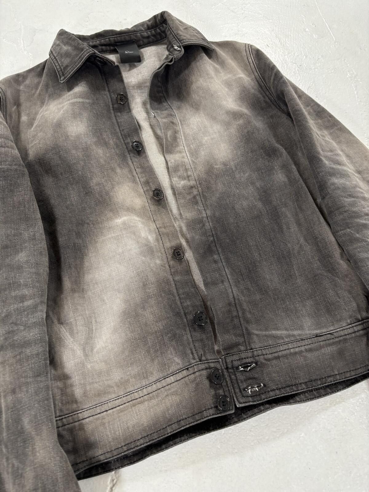 Dior Dior Homme SS03 "Follow Me" Sun Faded Denim Jacket Size US S / EU 44-46 / 1 - 3 Thumbnail