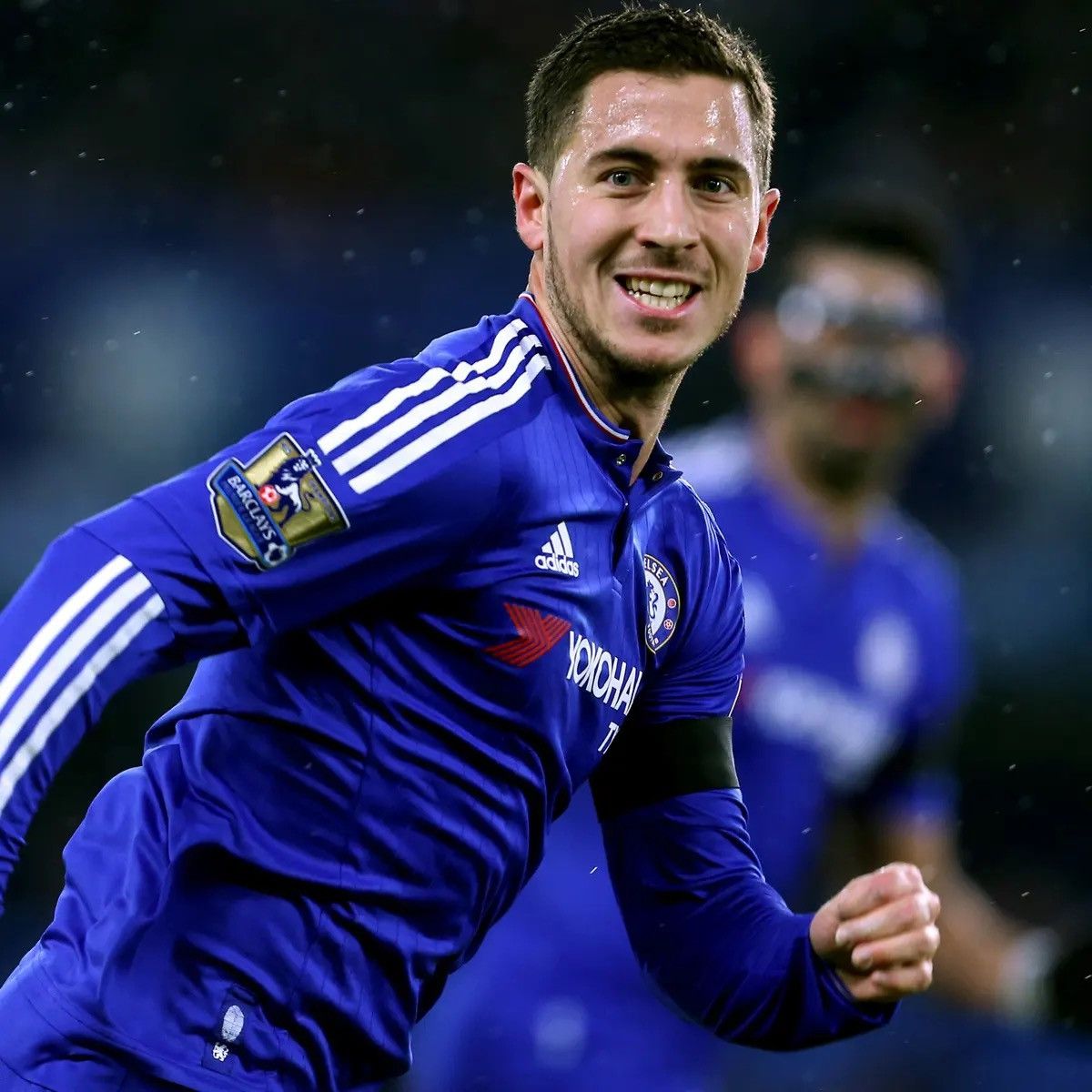 Adidas CHELSEA ADIDAS 2014/2015 FOOTBALL HOME JERSEY #10 HAZARD Size US M / EU 48-50 / 2 - 14 Thumbnail