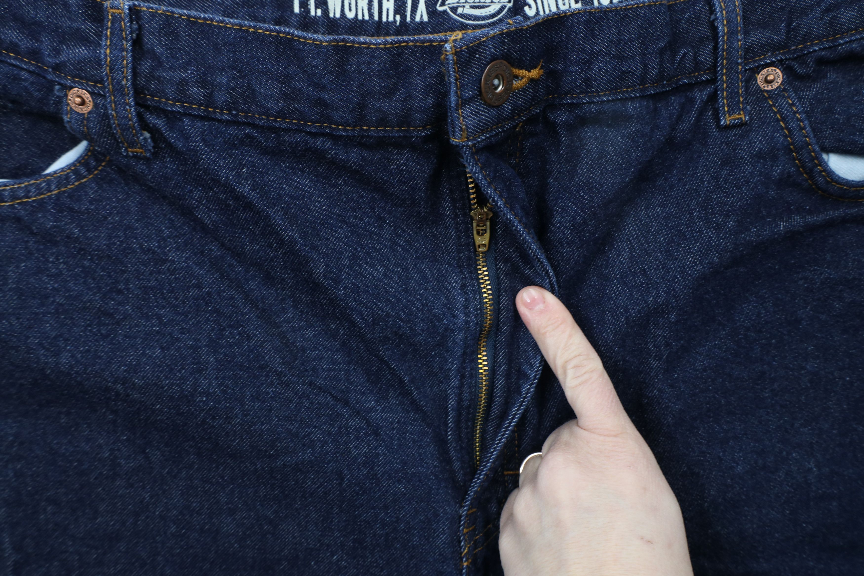 Dickies × Vintage Vintage Dickies Flannel Lined Relaxed Fit Denim Jeans Indigo Size US 40 / EU 56 - 6 Thumbnail