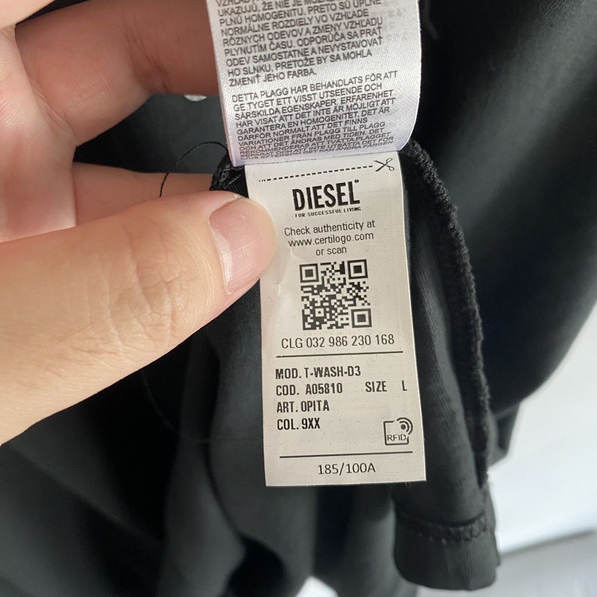 Diesel Diesel Italian Glamour Puff Print Tee Y2K Size US L / EU 52-54 / 3 - 5 Thumbnail