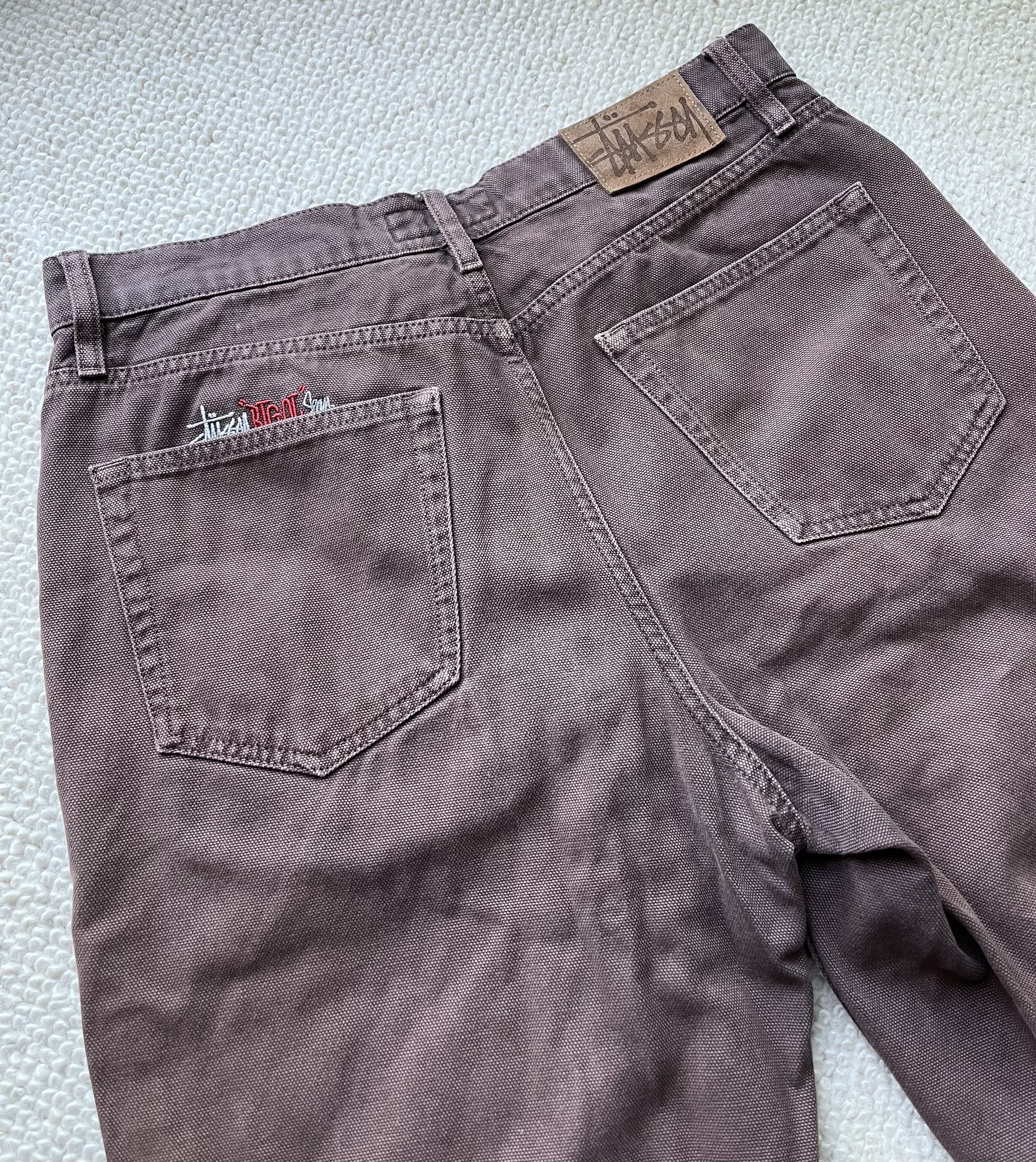 Stussy Stussy - Big Ol Jeans - Brown Denim Size US 30 / EU 46 - 4 Thumbnail