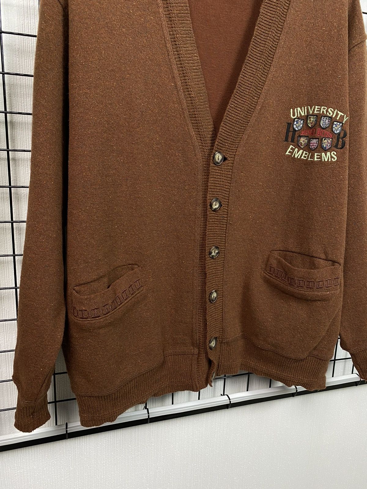 Hugo Boss × Vintage SUPER RARE HUGO BOSS vintage University Emblems 80’s 90’s Size US L / EU 52-54 / 3 - 6 Thumbnail