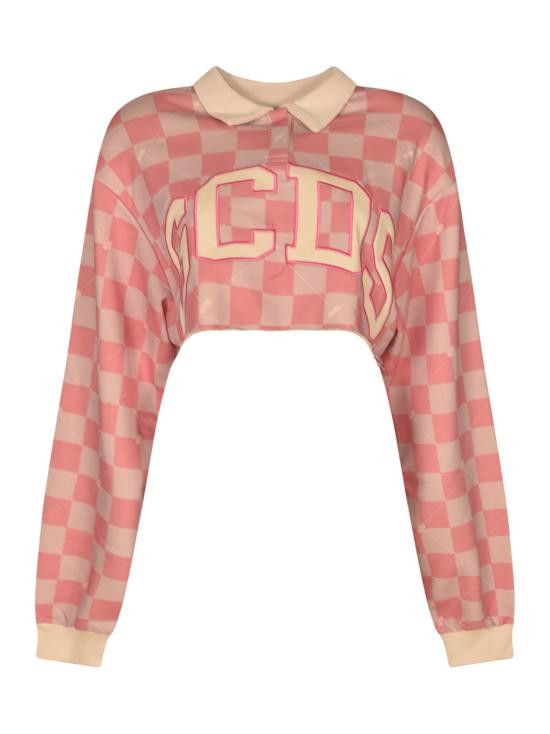 GCDS GCDS Women Polo Shirts B1CW2500JG5 54 Pink Size S / US 4 / IT 40 - 1 Thumbnail