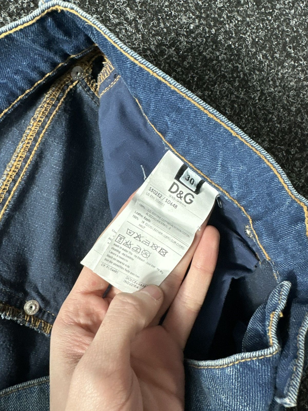 Dolce & Gabbana 🚨VINTAGE DOLCE&GABBANA SHORTS denim jeans GIRLY Size 30" / US 8 / IT 44 - 6 Thumbnail