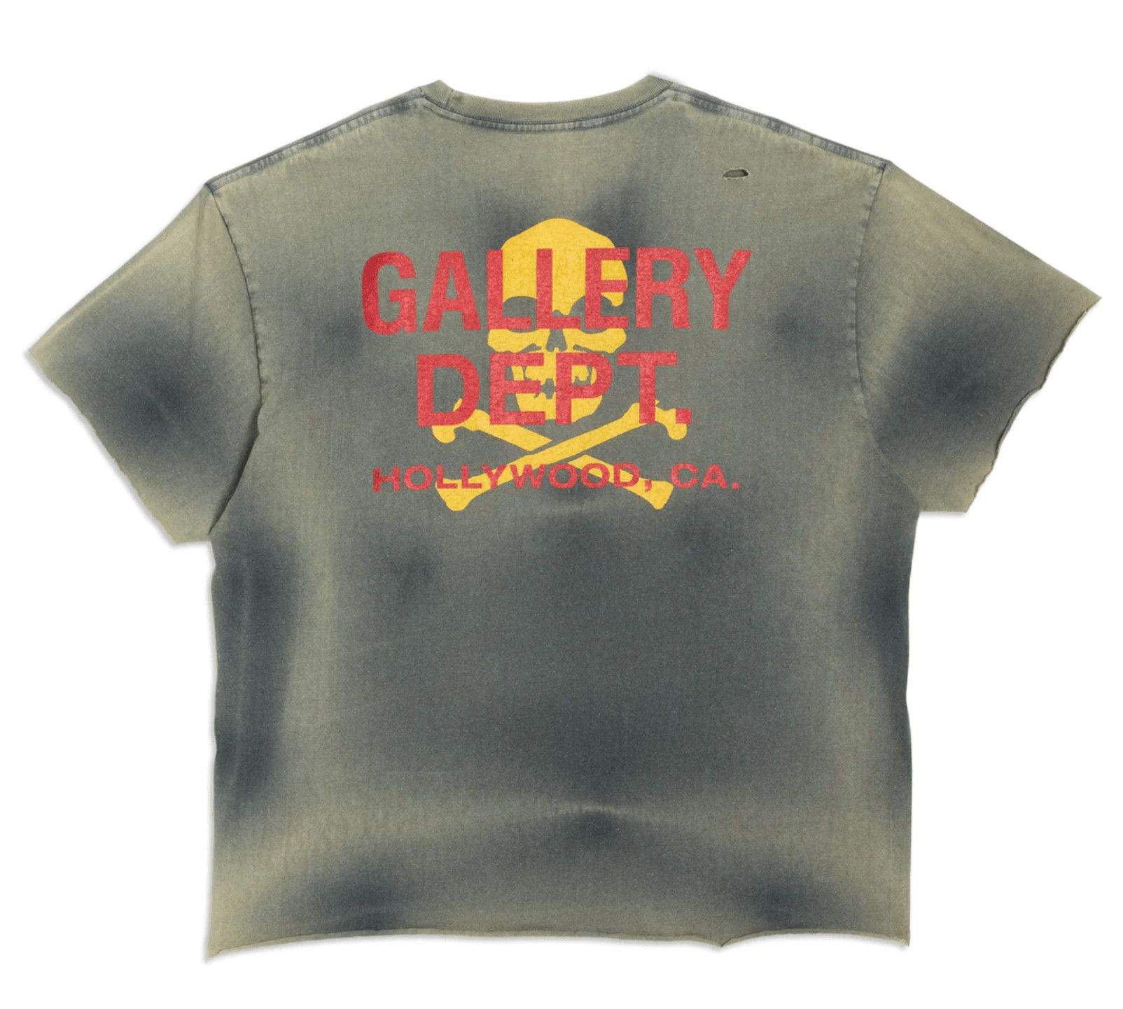 【GALLERY DEPT.】GLITCH GALLERY DEPT. GLITCH TIE DYE TEE SUN FADED | WIZER BLACK