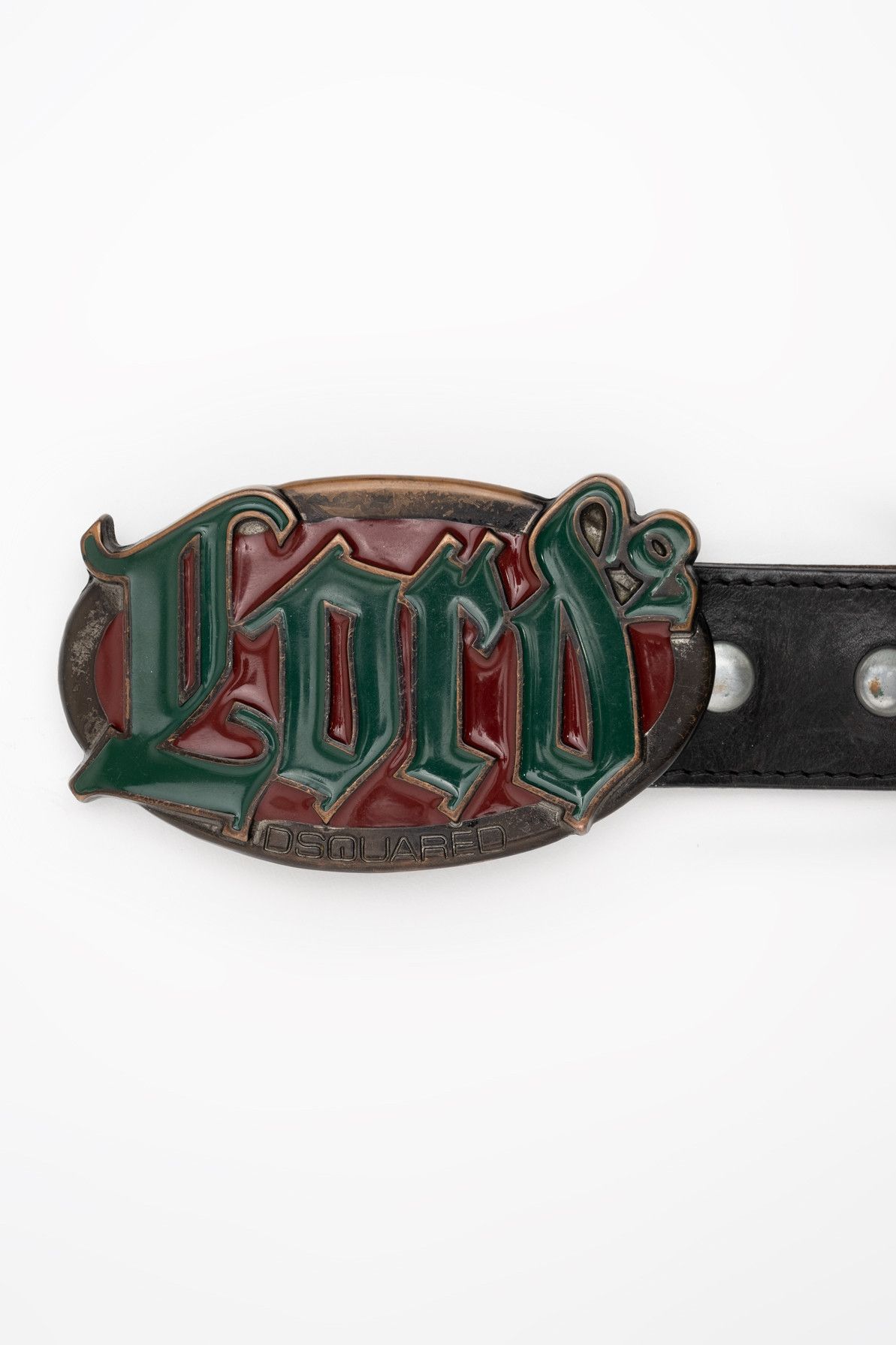 Dsquared2 DSQUARED2 Oversized 'Lord' buckle belt. 00s | Grailed