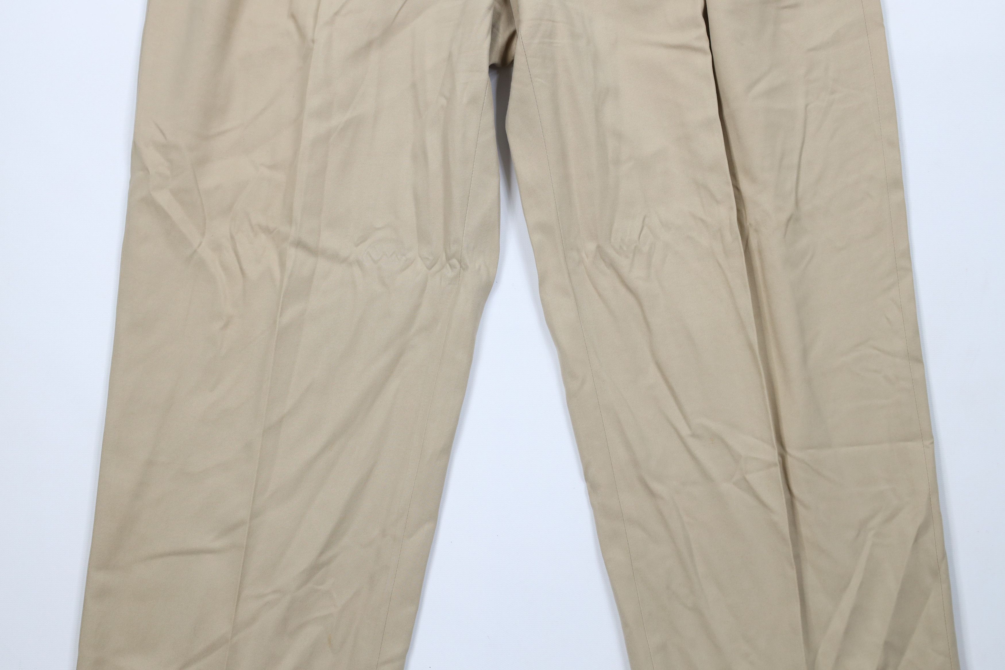 Brooks Brothers × Vintage Vintage 90s Brooks Brothers Country Club Chino Pants Beige Size US 34 / EU 50 - 3 Thumbnail
