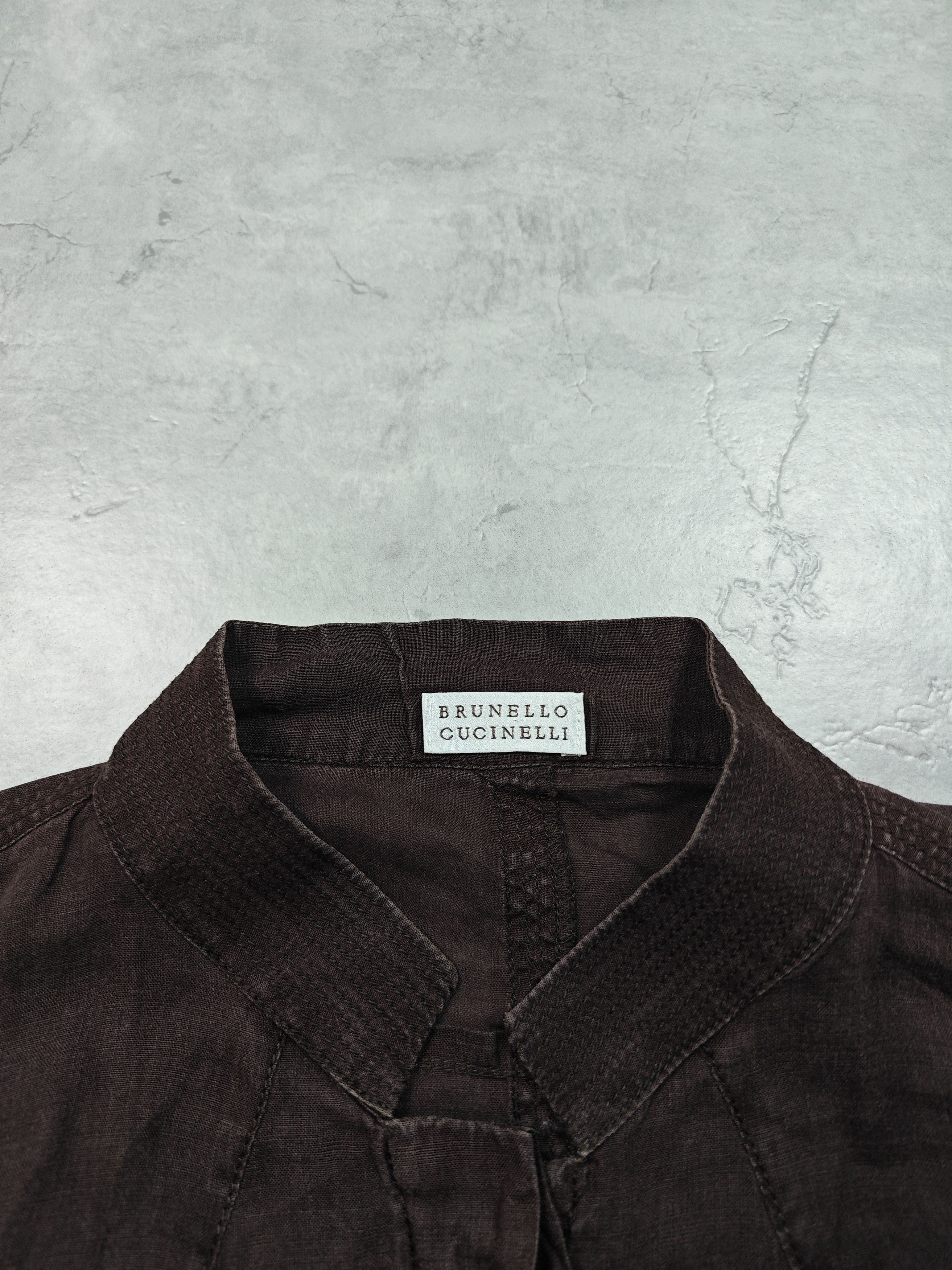 Brunello Cucinelli Brunello Cucinelli Vintage Luxury Shirt Size S / US 4 / IT 40 - 5 Thumbnail