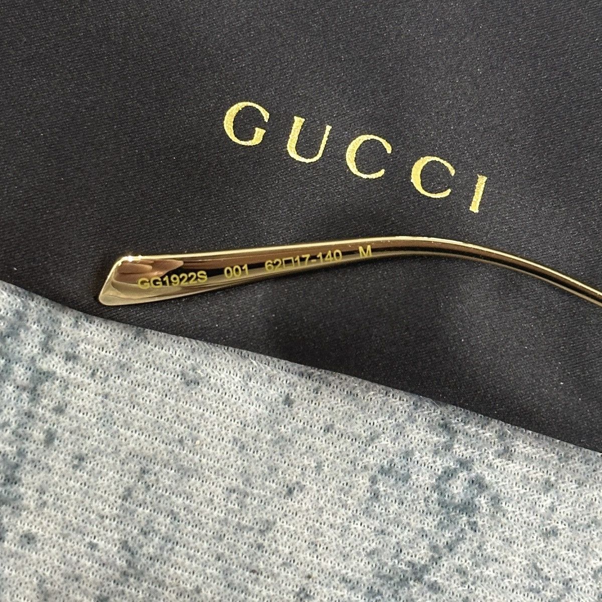Gucci GUCCI GG1922S 001 SUNGLASSES Size ONE SIZE - 9 Thumbnail