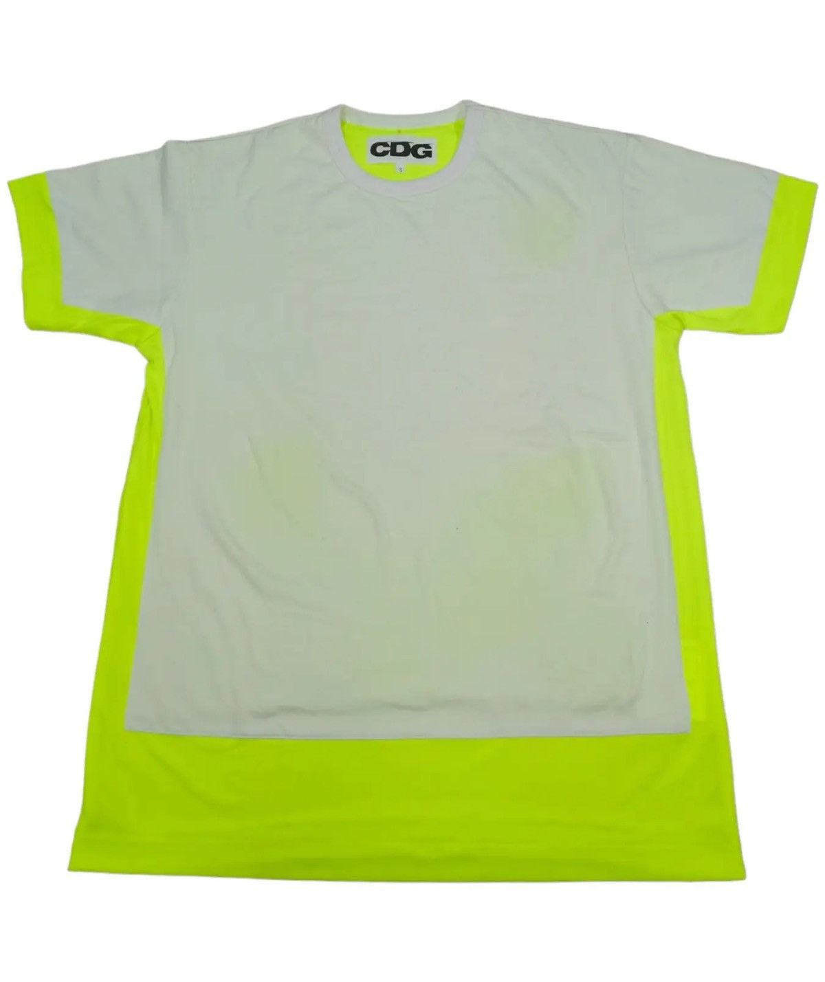 CDG by Comme des Garcons CDG Comme des Garçons Neon Layered Panel Tee White/Size M Size US M / EU 48-50 / 2 - 1 Thumbnail