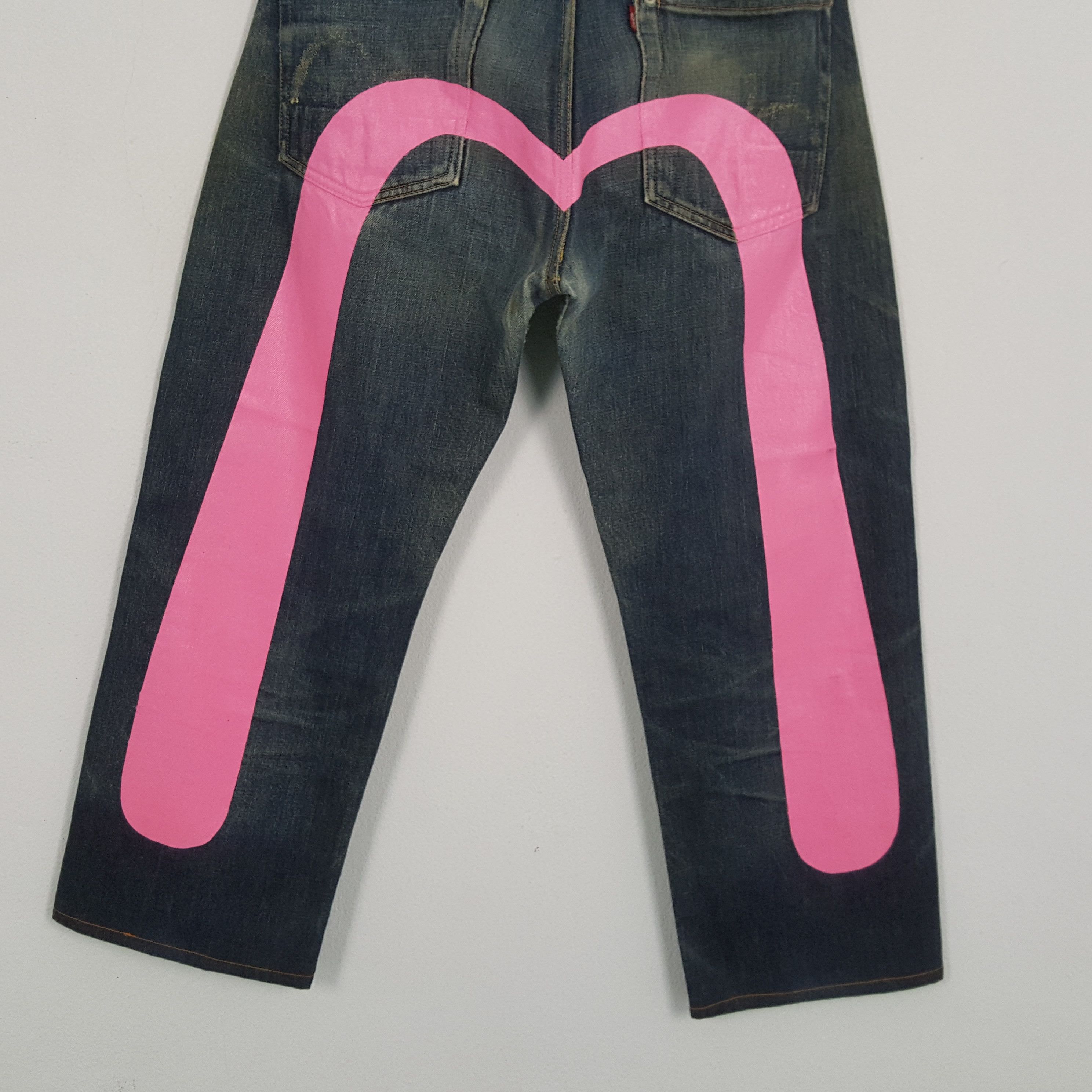 Evisu EVIS Japanese Brand Streetwear Custom Daicock Jeans Size US 29 - 3 Thumbnail